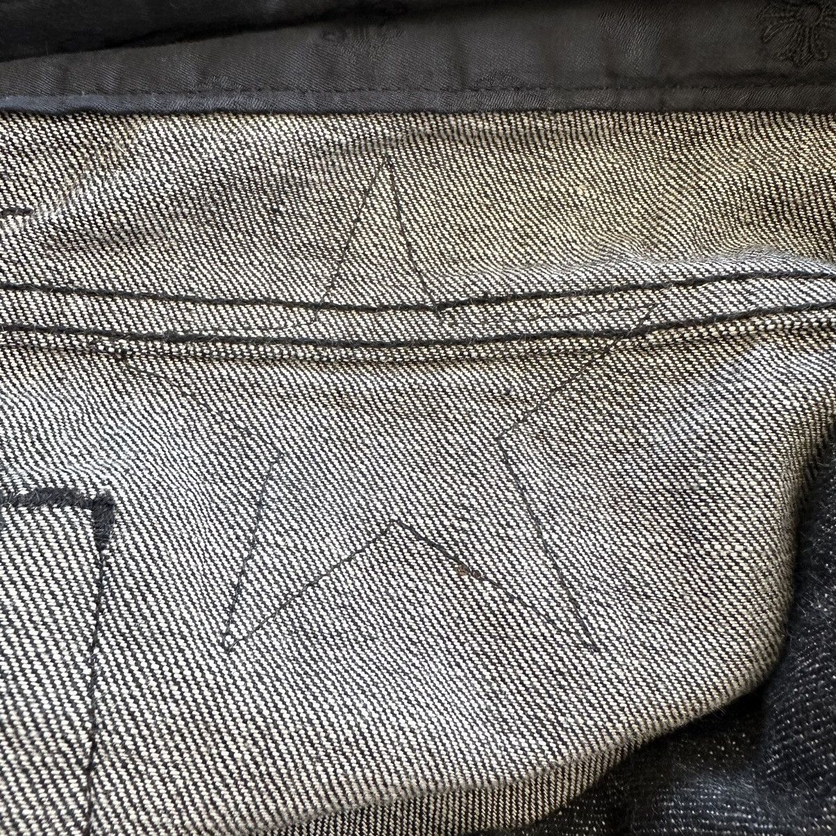 Chrome Hearts Chrome Hearts Black Double Knee Star Patches Denim Size US 36 / EU 52 - 14 Thumbnail