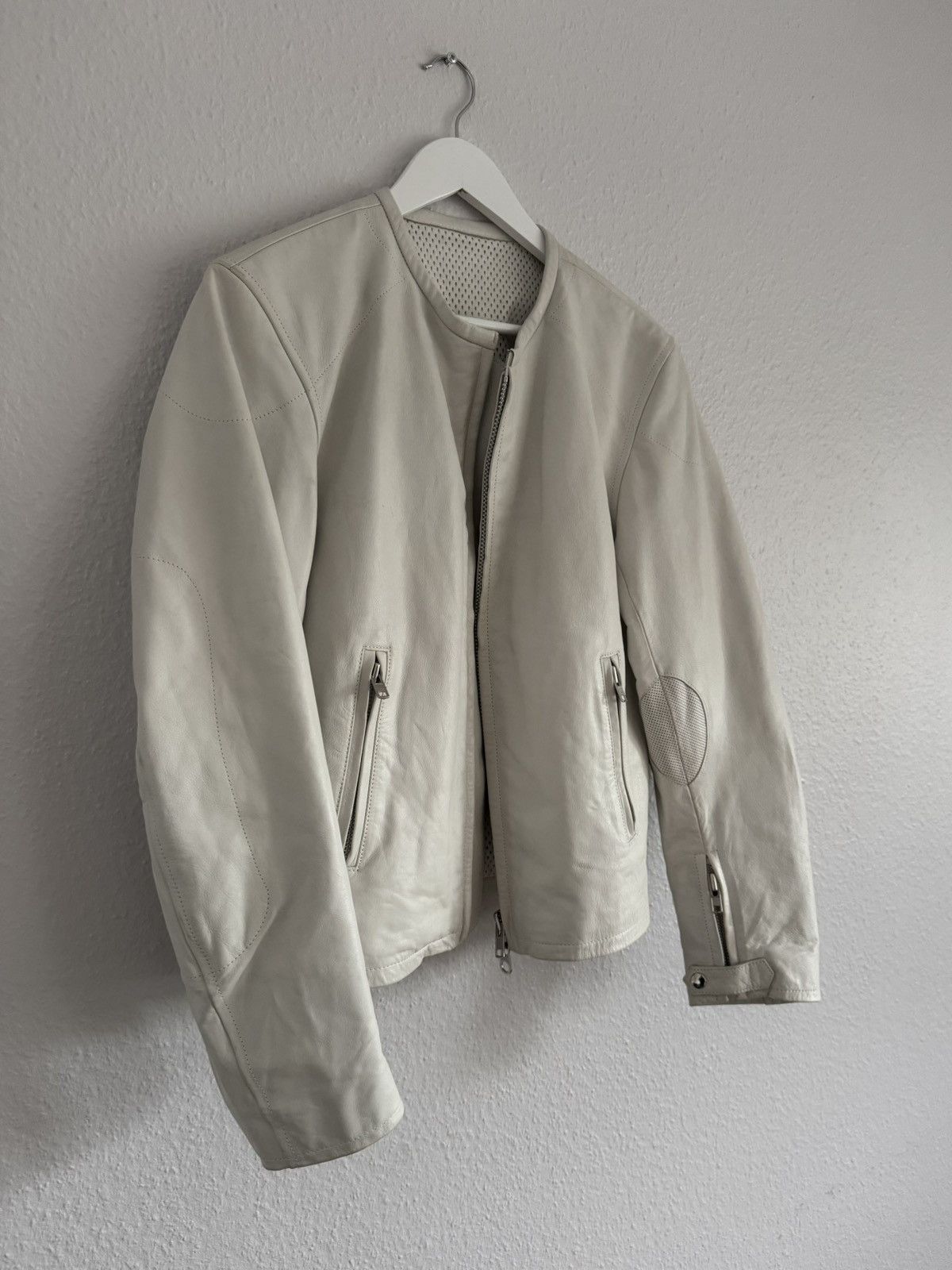 Y-3 Y-3 Adidas x Yohji Yamamoto Leather Racer Jacket Size US S / EU 44-46 / 1 - 4 Thumbnail