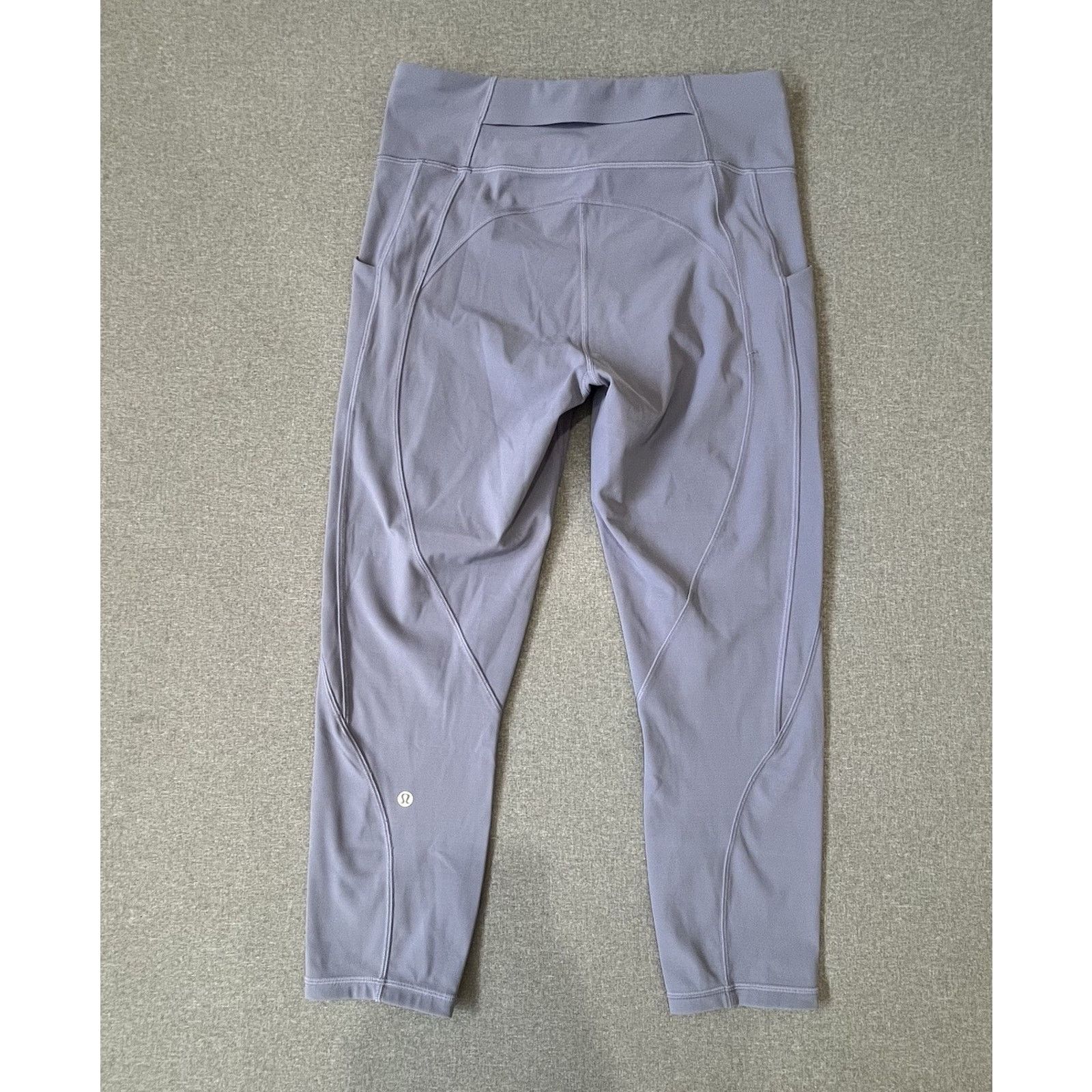 Lululemon Lululemon Women’s Time To Sweat Crop Peri Purple Sz 10 Size 32" / US 10 / IT 46 - 1 Thumbnail