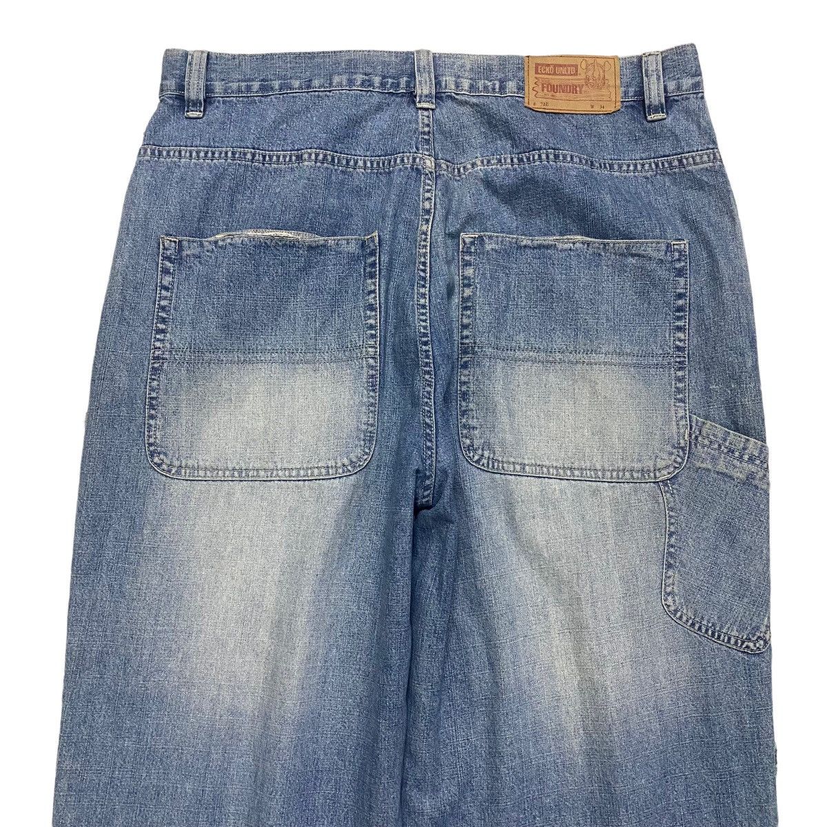 Ecko Unltd. Vintage Ecko Unltd Denim Carpenter Baggy Pants Size US 34 / EU 50 - 9 Thumbnail