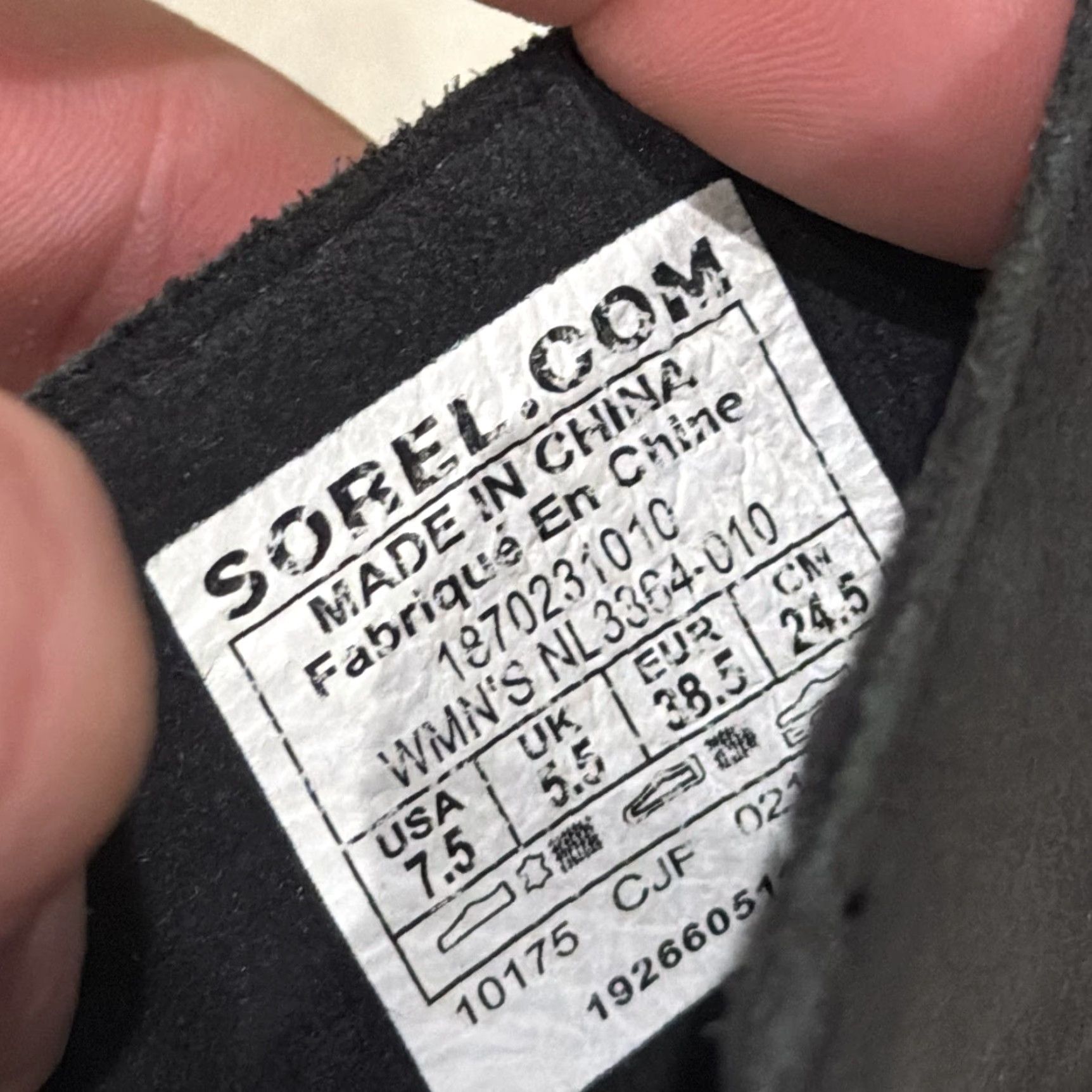 SOREL VINTAGE Sorel Bootie Chelsea Black Leather Joan of Arctic Wedge II NL3364-010 Size 7.5 Womens Boots Size US 8 / IT 38 - 4 Thumbnail