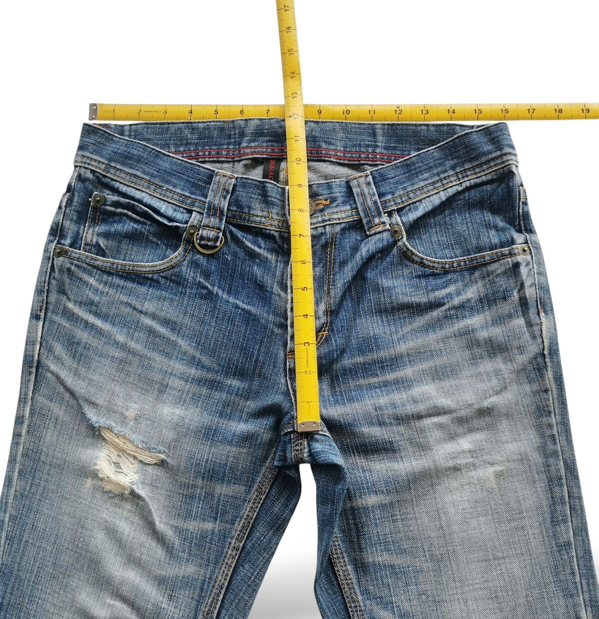 Japanese Brand Avantgarde Gogmagog Studded Jeans Size US 32 / EU 48 - 7 Thumbnail