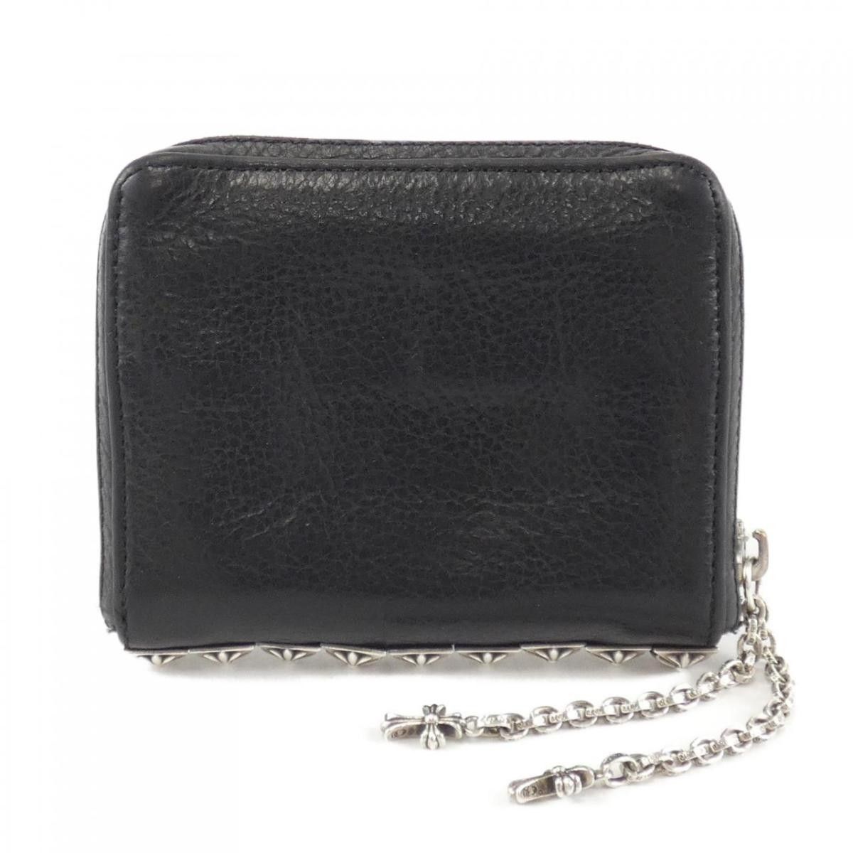 image of Chrome Hearts Baby Fat Wallet in Black, Men's