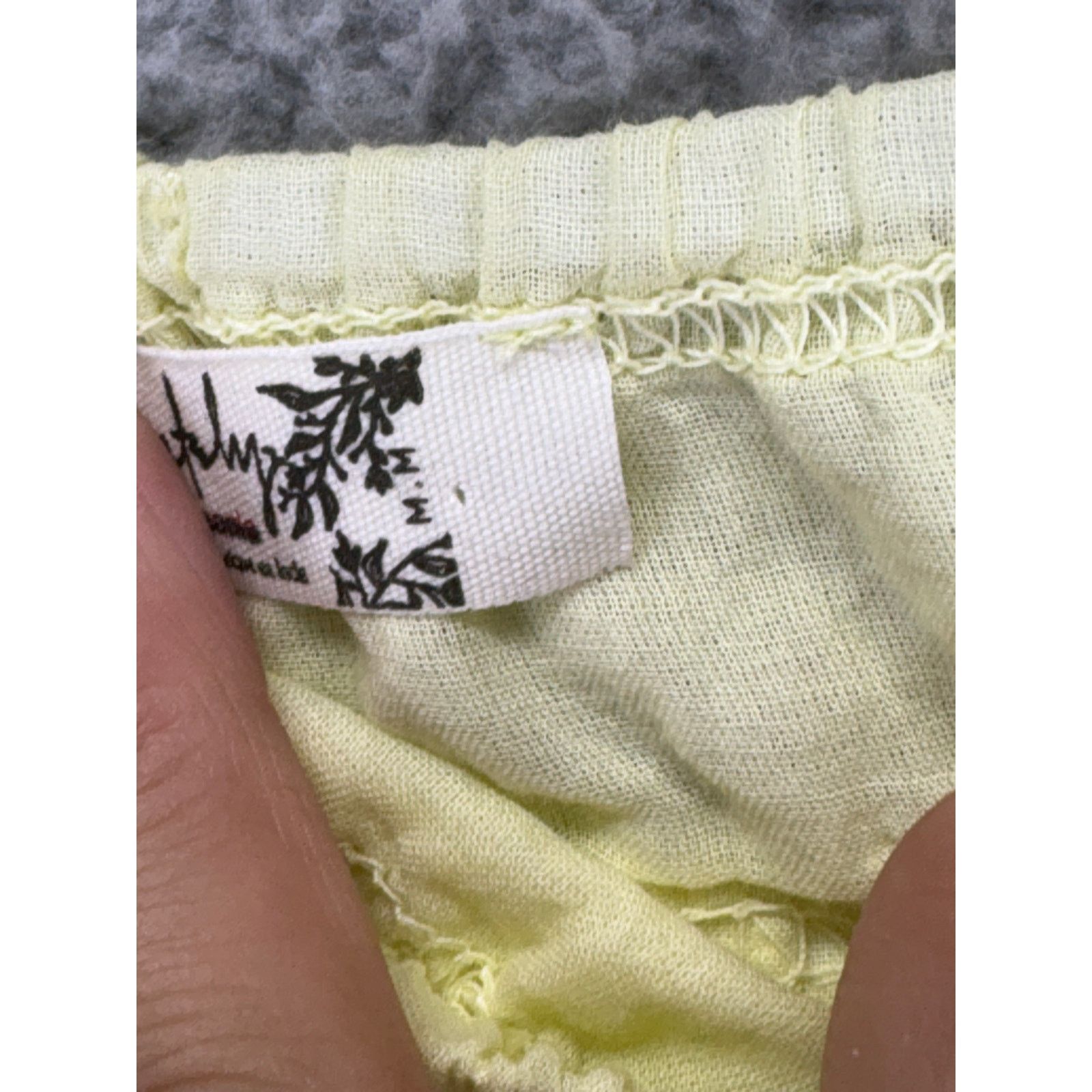 Free People Free People Wide Leg Harem Pull on Pants Women Medium Yellow Size 28" / US 6 / IT 42 - 6 Thumbnail