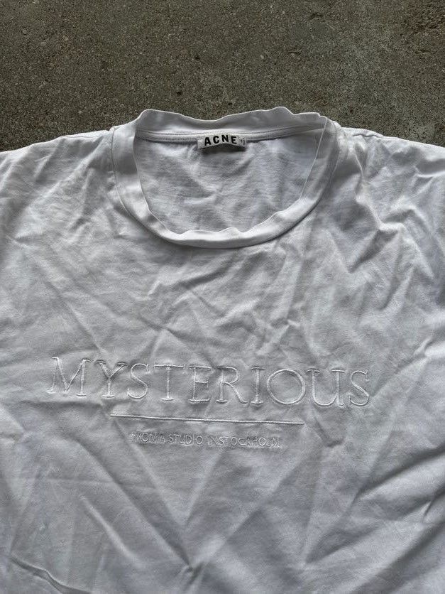 Acne Studios Acne Studios “Mysterious Stockholm Risk” AW13 white tee Size US L / EU 52-54 / 3 - 2 Thumbnail