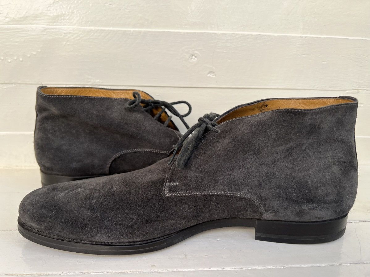 Santoni SANTONI ANKLE SUEDE LEATHER CHUKKA BOOTS Size US 11.5 / EU 44-45 - 7 Thumbnail