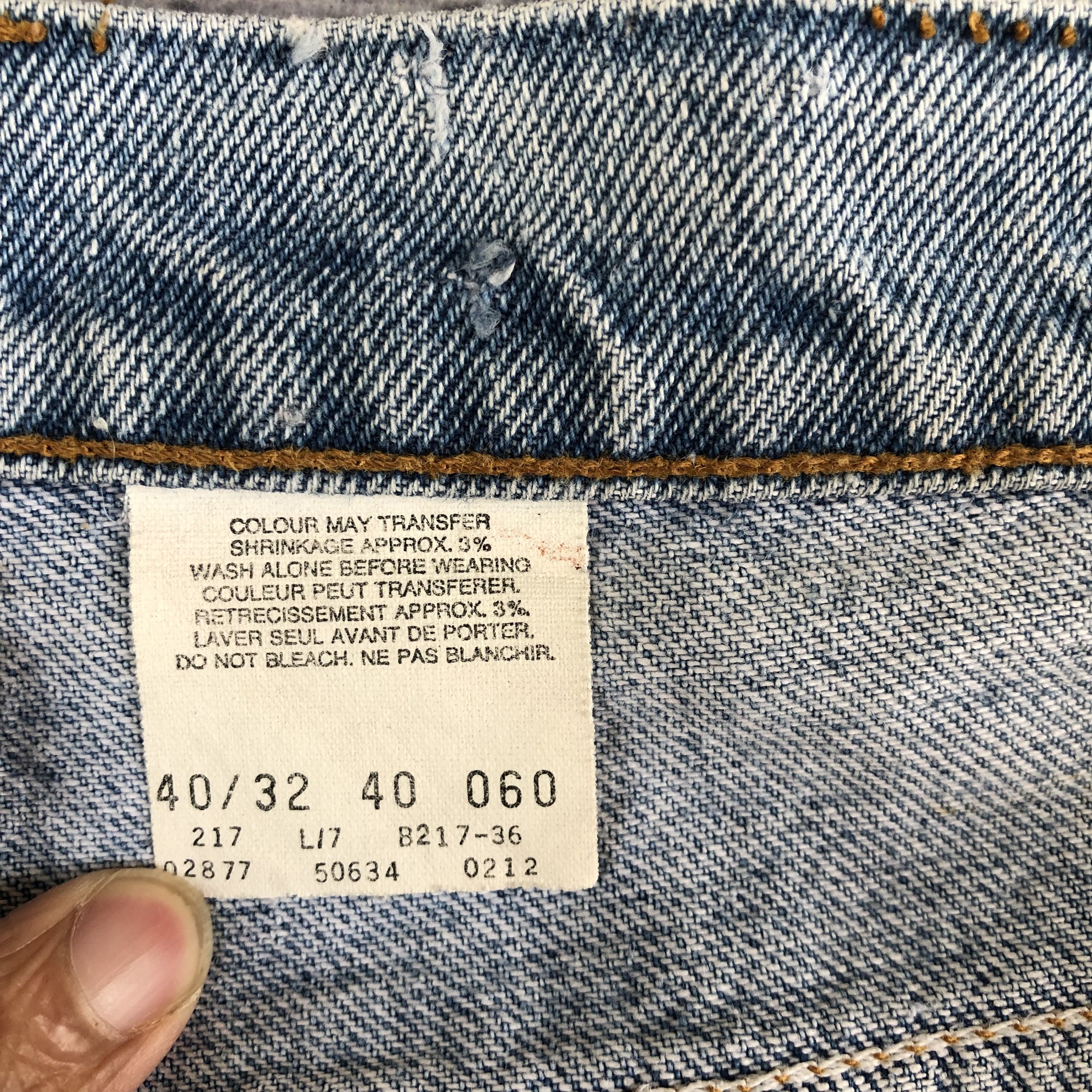 Levi's Vintage Levi's Orange Tab Jeans Levis Light Wash Faded Denim Size US 38 / EU 54 - 9 Thumbnail