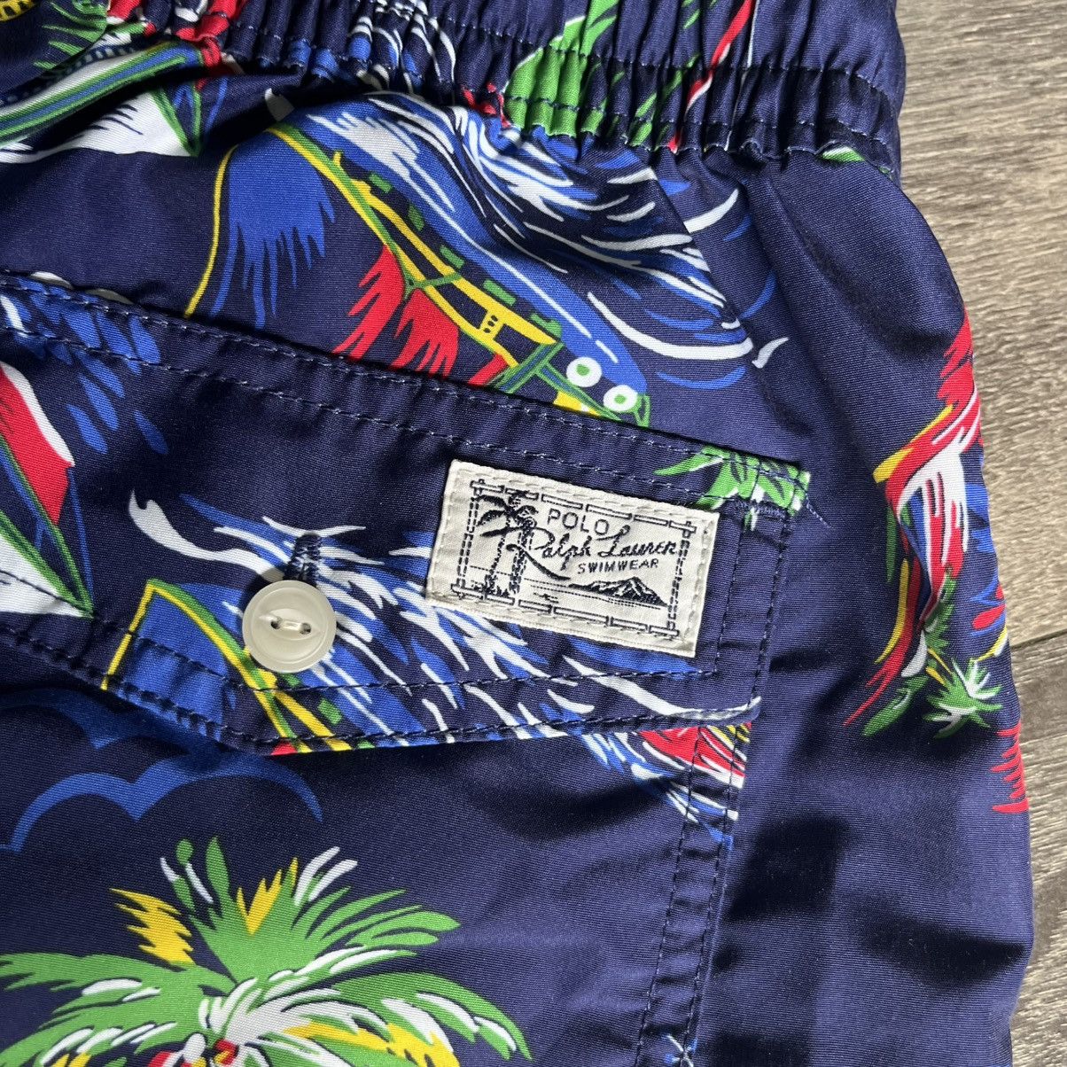 Polo Ralph Lauren Polo Ralph Lauren Jamaica Tropical Marlin Print Swim Shorts Size US 26 / EU 42 - 4 Thumbnail
