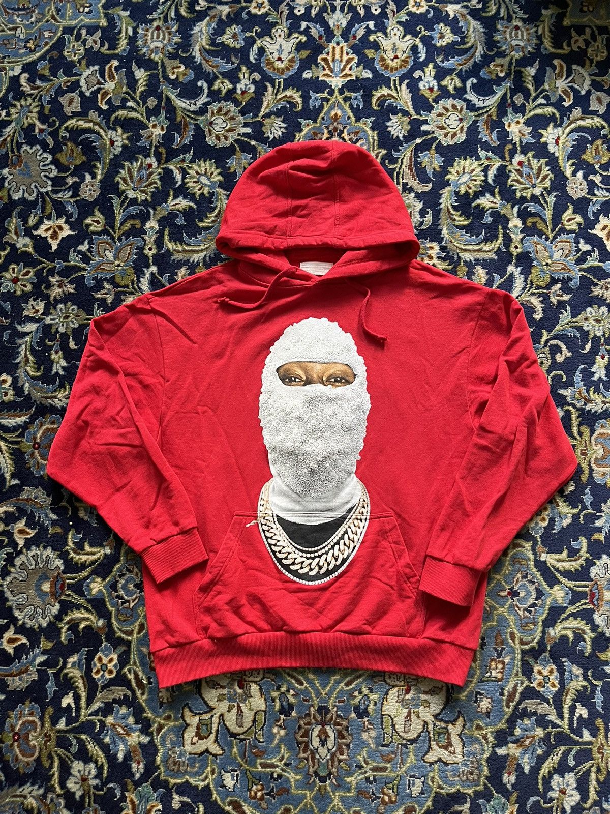 Ih Nom Uh Nit Red Future Mask Hoodie Size US XL / EU 56 / 4 - 1 Thumbnail