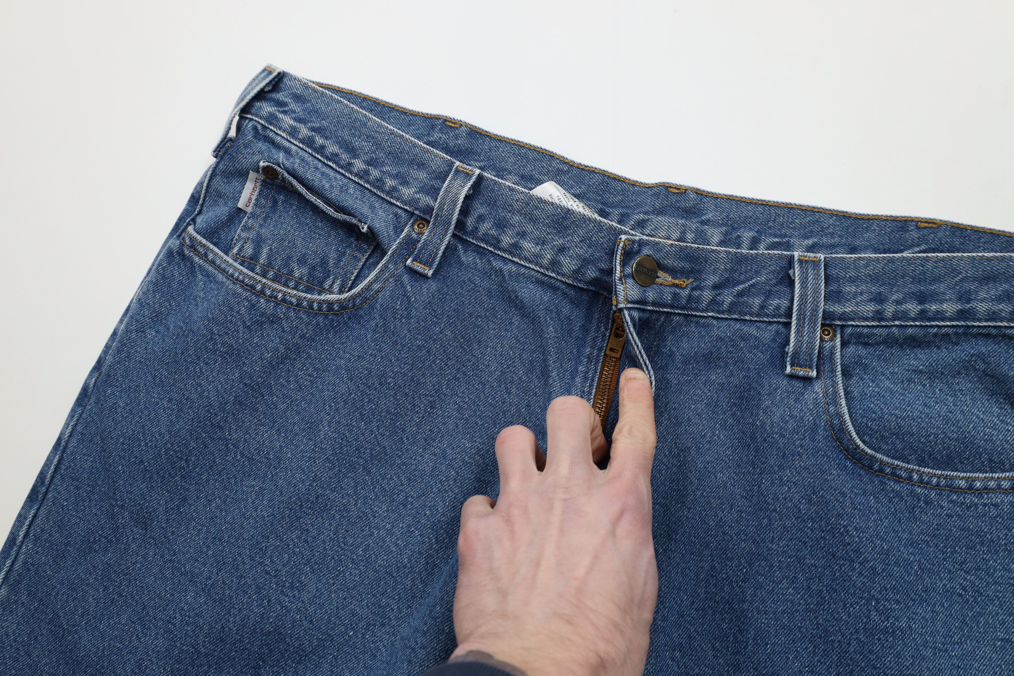 Carhartt Vintage Y2K Carhartt Relaxed Fit Wide Leg Denim Jeans Blue Size US 42 / EU 58 - 7 Thumbnail