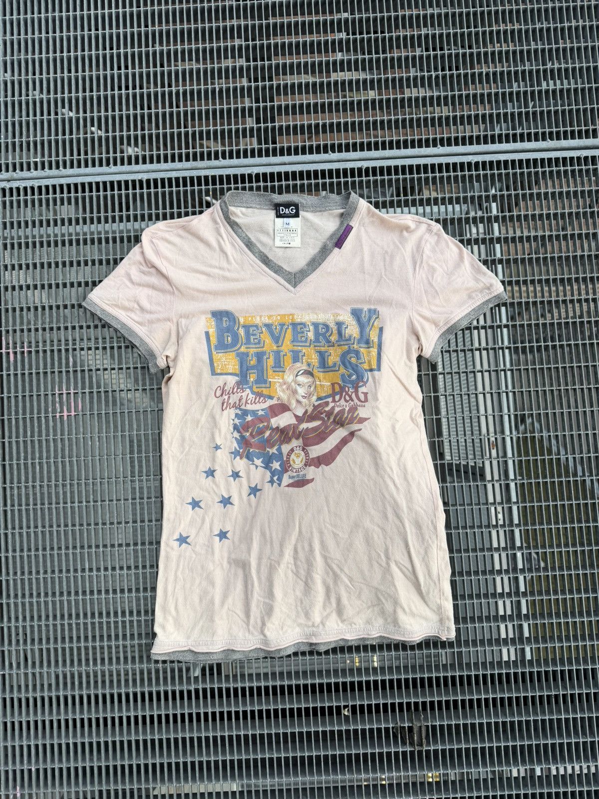 Dolce & Gabbana Vintage Docle & Gabbana Beverly Hills T-Shirt Size US M / EU 48-50 / 2 - 1 Thumbnail