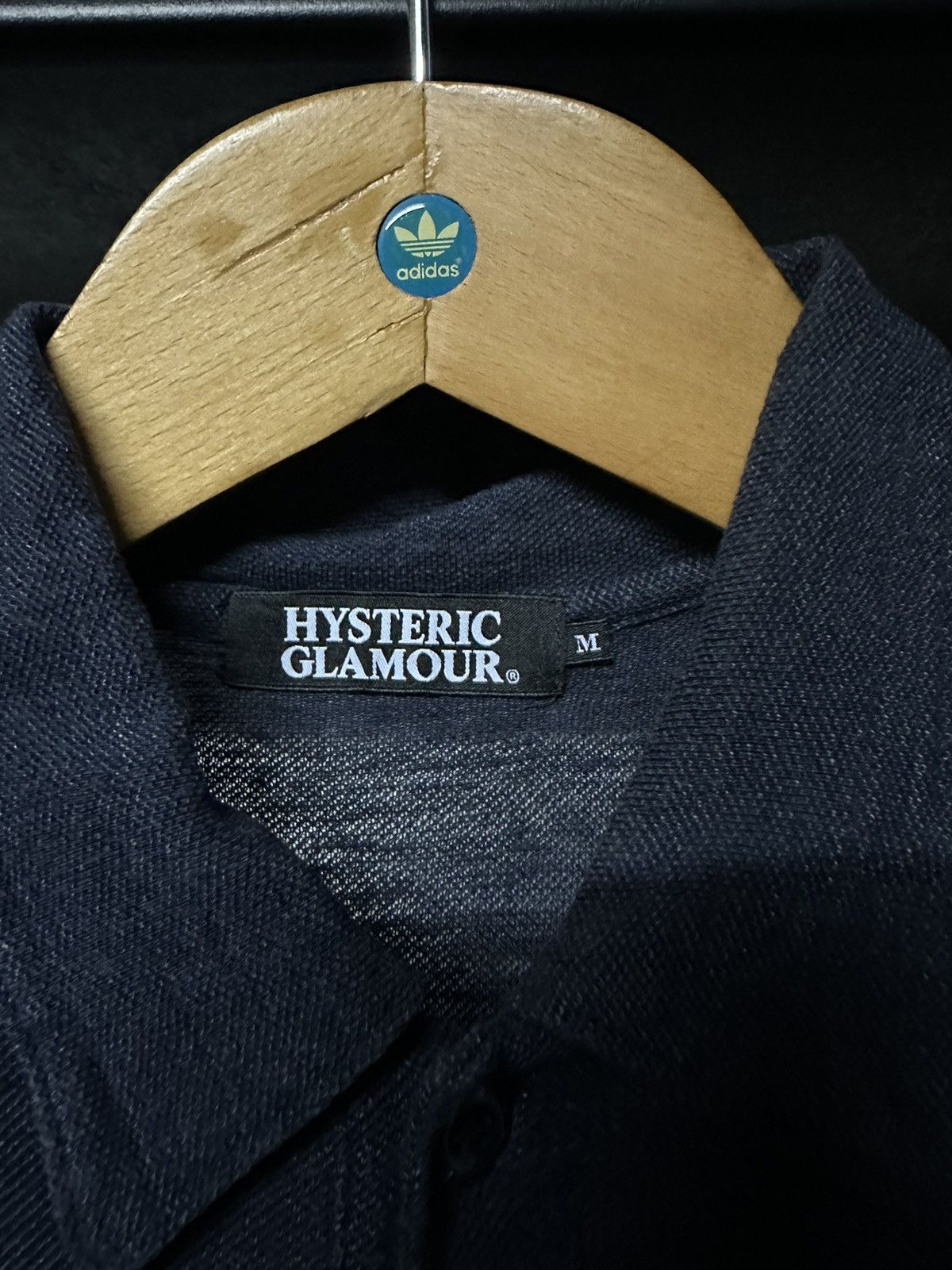 Hysteric Glamour × Vintage Vintage Hysteric Glamour Nekad Girl Embroidered Logo Polo Size US M / EU 48-50 / 2 - 3 Thumbnail