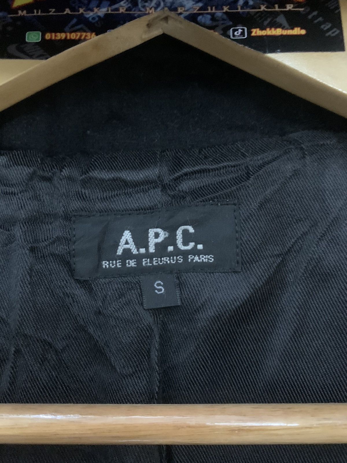 A.P.C. A.P.C Hooded Short Coat Wool Jacket Size S / US 4 / IT 40 - 6 Thumbnail