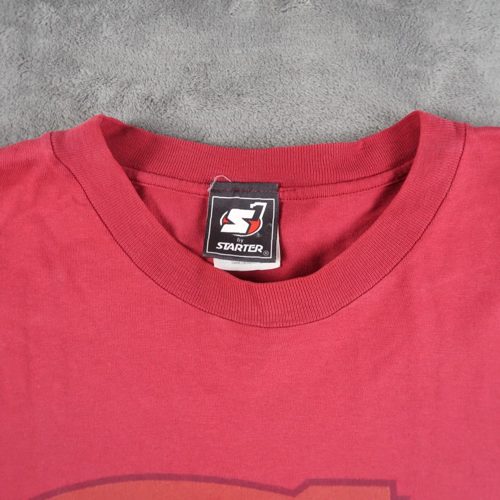 Starter VINTAGE San Francisco 49ers T-Shirt Mens L Large Red Logo NFL Short Sleeves Starter Shirt Size US L / EU 52-54 / 3 - 6 Thumbnail