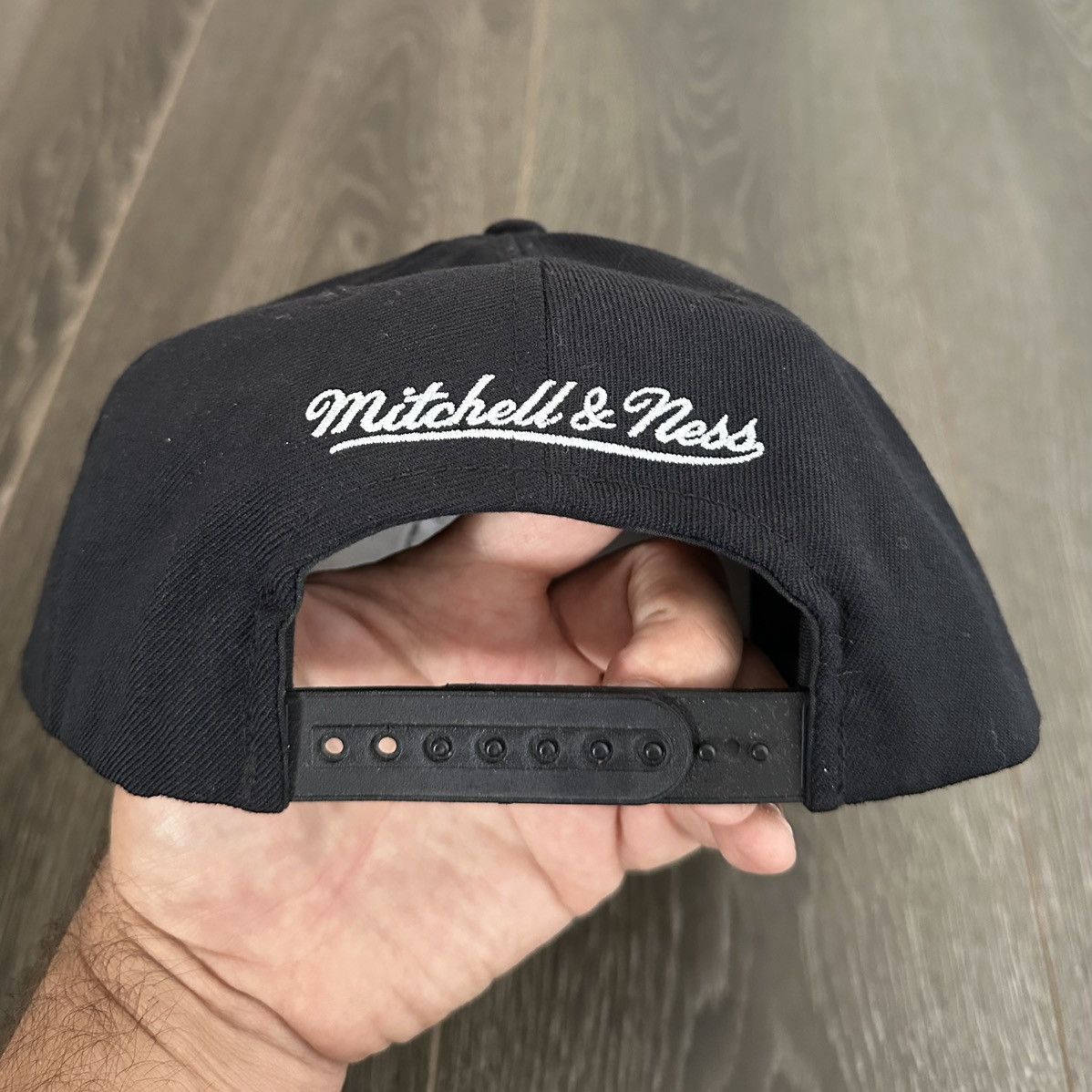 New Era Brooklyn Nets Black Mitchell & Ness SnapBack Hat Size ONE SIZE - 5 Thumbnail
