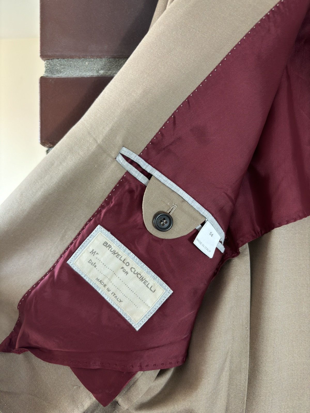 Brunello Cucinelli × Designer Brunello Cucinelli Silk Wool Blazer Blazer Suit Jacket Size 44R - 6 Thumbnail