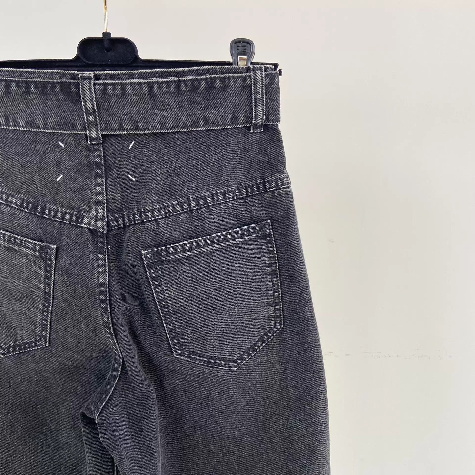 Maison Margiela Maison Margiela Black and Gray Jeans Size 36 Size 25" / US 0 / IT 36 - 6 Thumbnail