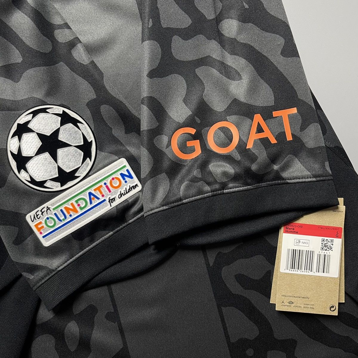 Nike PSG NIKE 2023/2024 FOOTBALL SOCCER THIRD JERSEY #10 DEMBELE Size US L / EU 52-54 / 3 - 5 Thumbnail