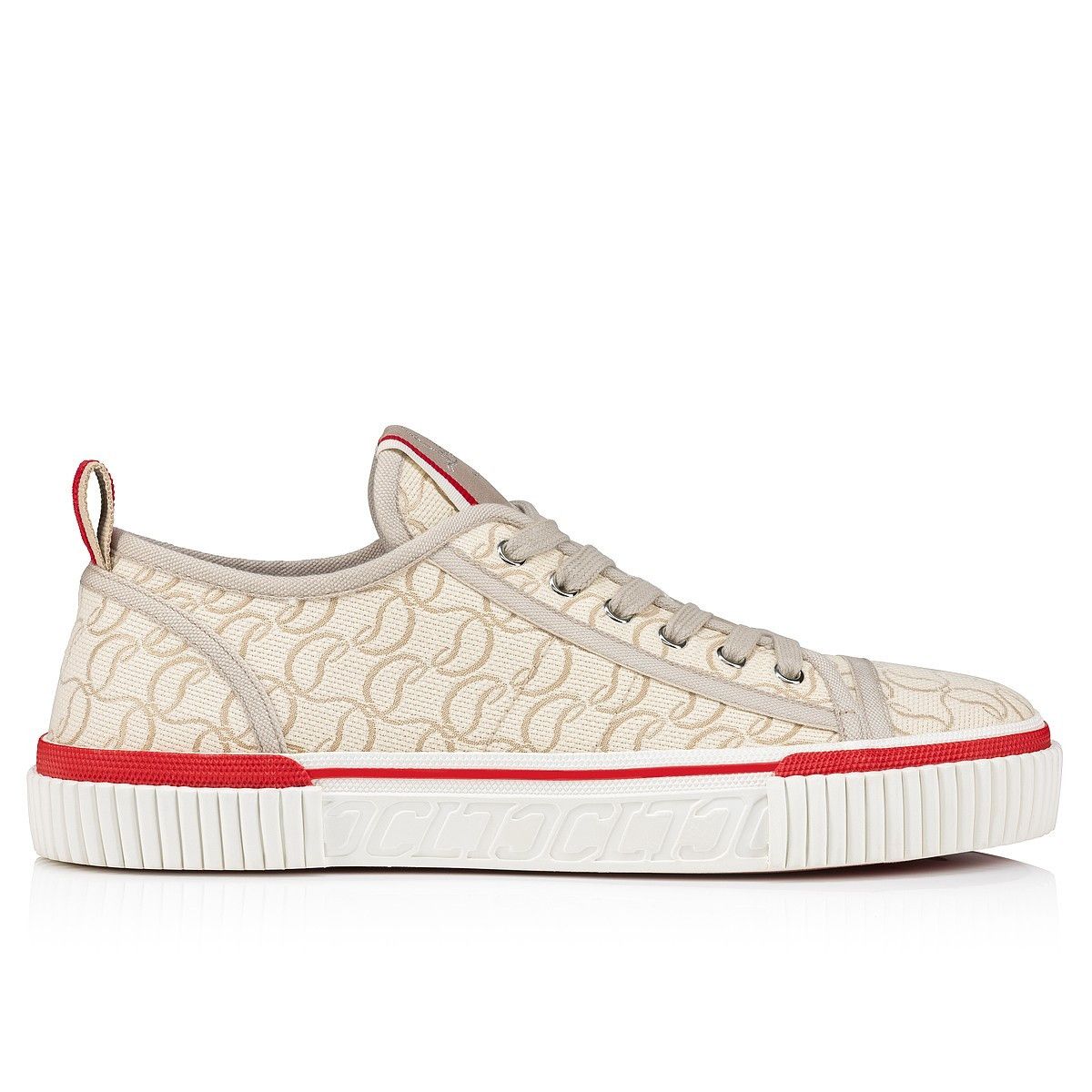 Christian Louboutin o1s1wg110225 Pedro Junior Sneakers in Natural Size US 12 / EU 45 - 3 Thumbnail