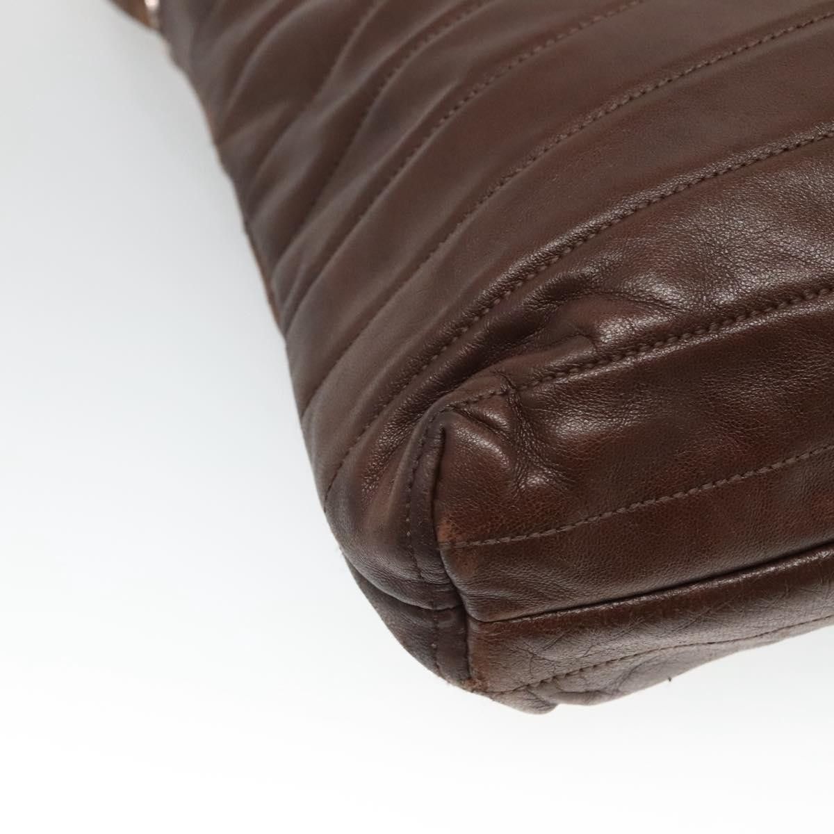 Gucci GUCCI Tote Bag Leather Brown Size ONE SIZE - 13 Thumbnail