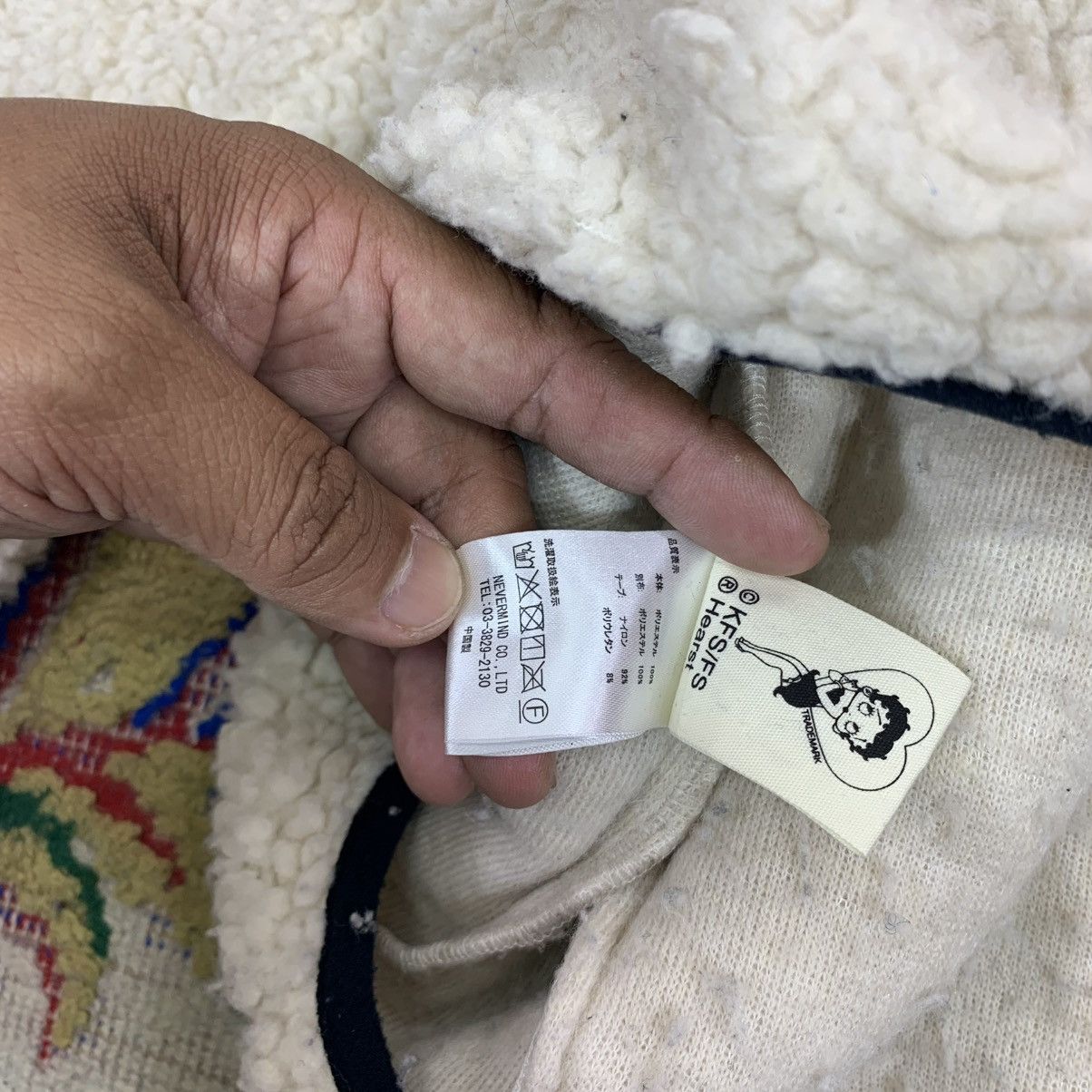 Cartoon Network × Indian Motorcycle VINTAGE BETTY BOOP INDIAN MOTORCYCLE FLEECE JACKET Size US L / EU 52-54 / 3 - 13 Thumbnail