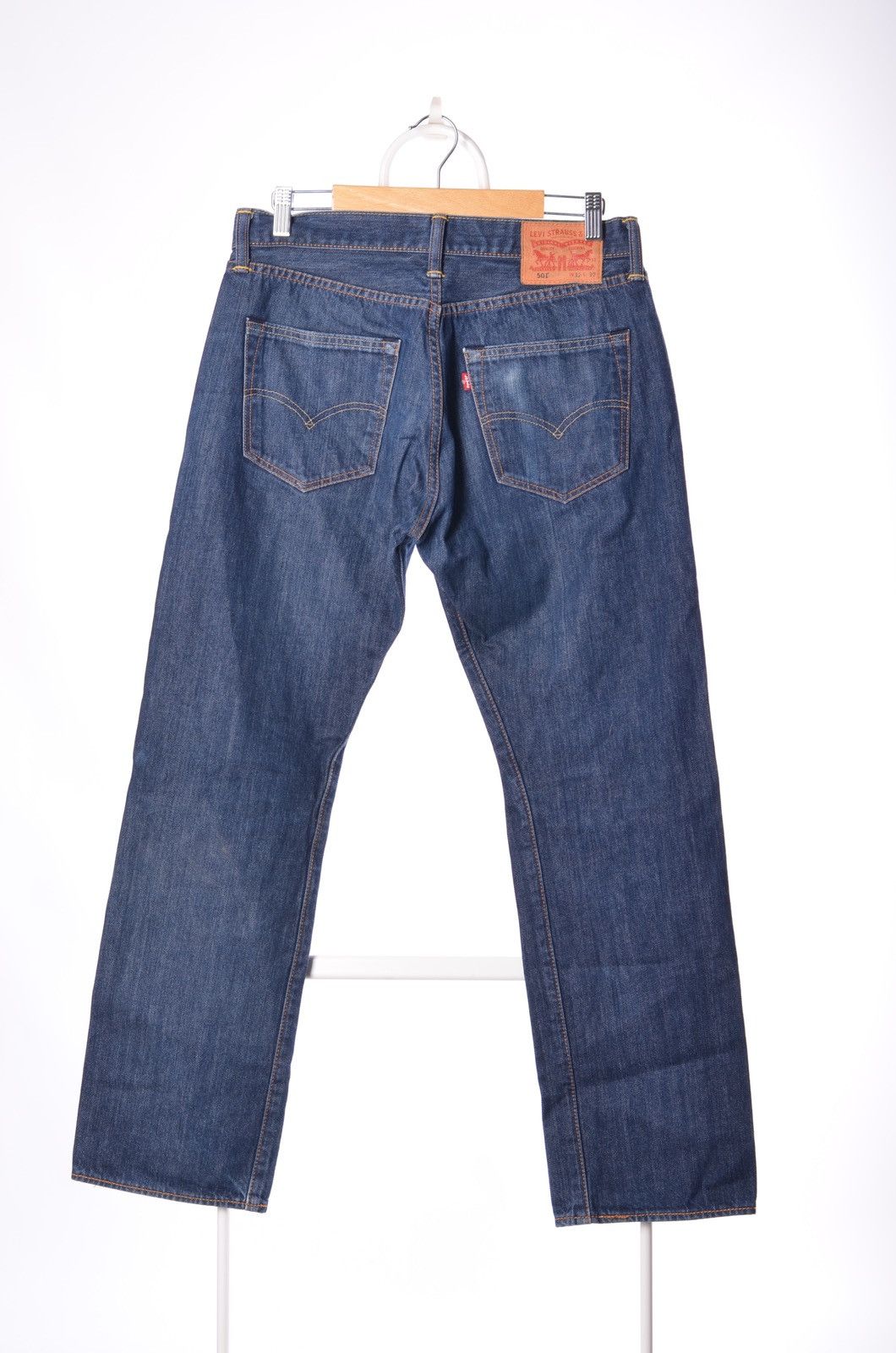 Levi's Levis Levi's 501 Blue Denim Jeans size32 Size US 32 / EU 48 - 2 Thumbnail