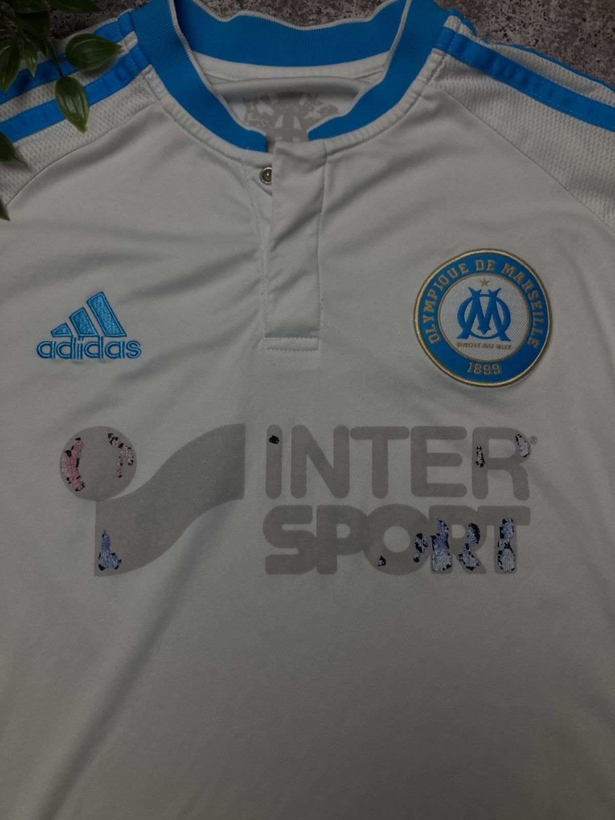 Adidas OLYMPIQUE MARSEILLE ADIDAS 2015 SOCCER JERSEY Size US S / EU 44-46 / 1 - 4 Thumbnail