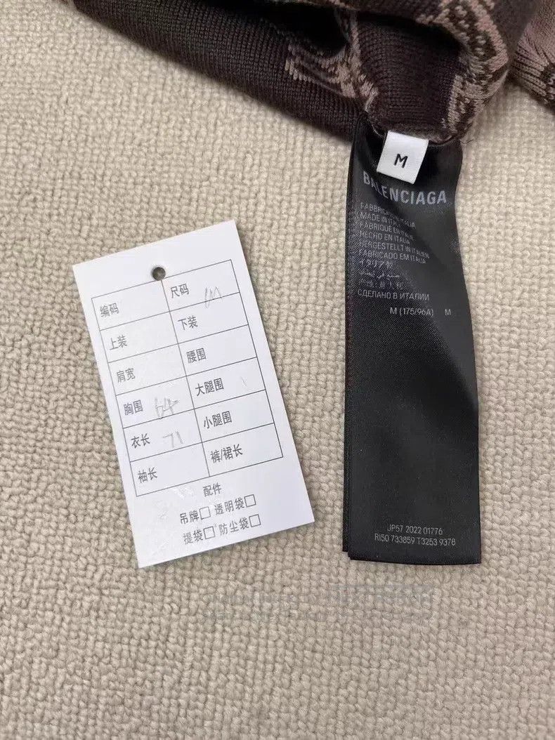 Balenciaga Balenciaga Full Print Logo Embroidered Loose Fit Casual Lo Size US L / EU 52-54 / 3 - 4 Thumbnail