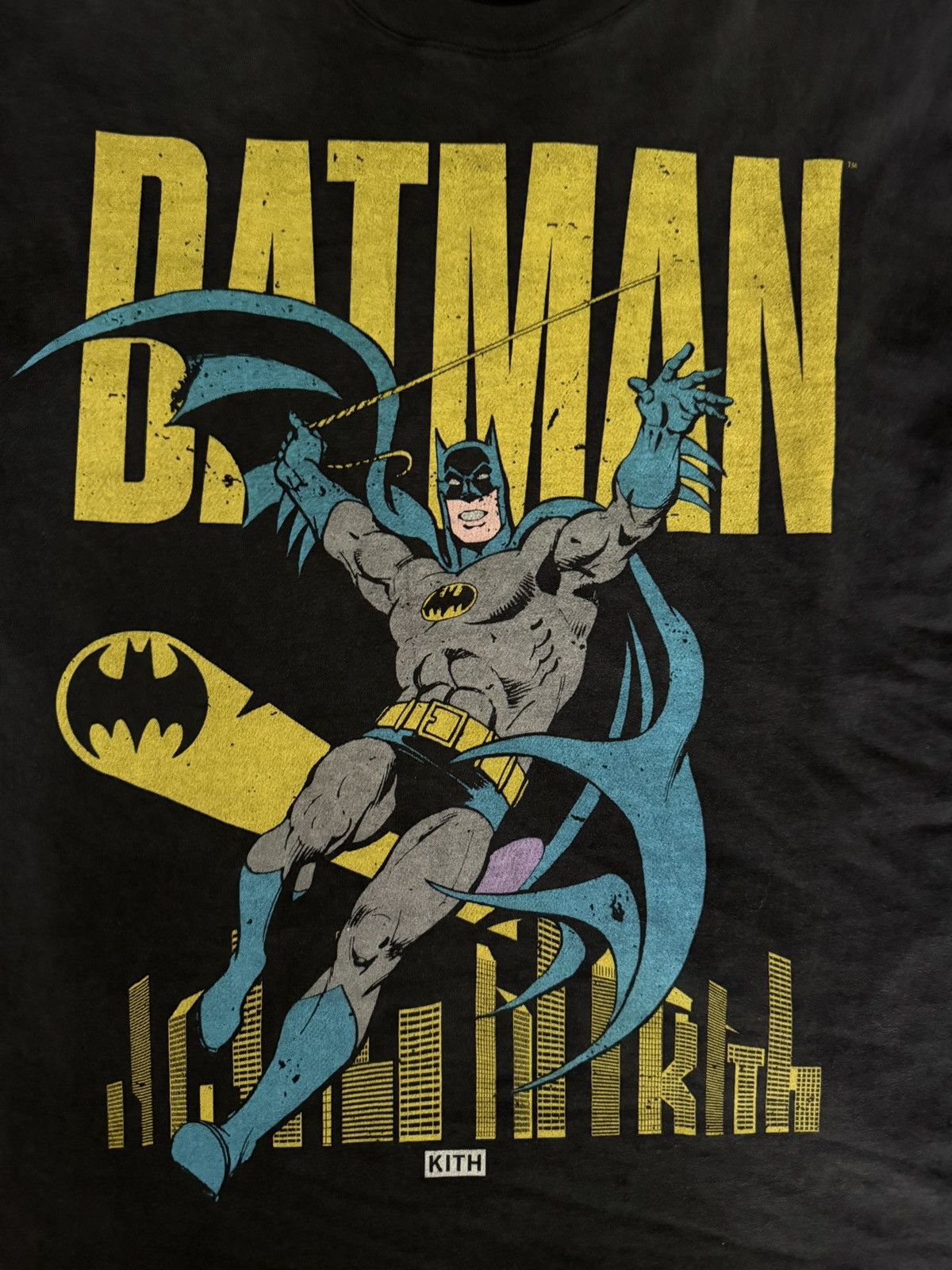 Kith Kith x Batman Vintage Graphic Tee Black Size Large Size US L / EU 52-54 / 3 - 2 Thumbnail