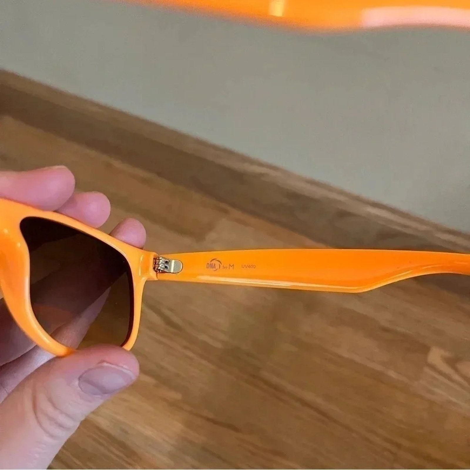 DNA DNA by M Polarized Brown Orange Sunglasses 54 18 145 UV400 Size ONE SIZE - 6 Thumbnail