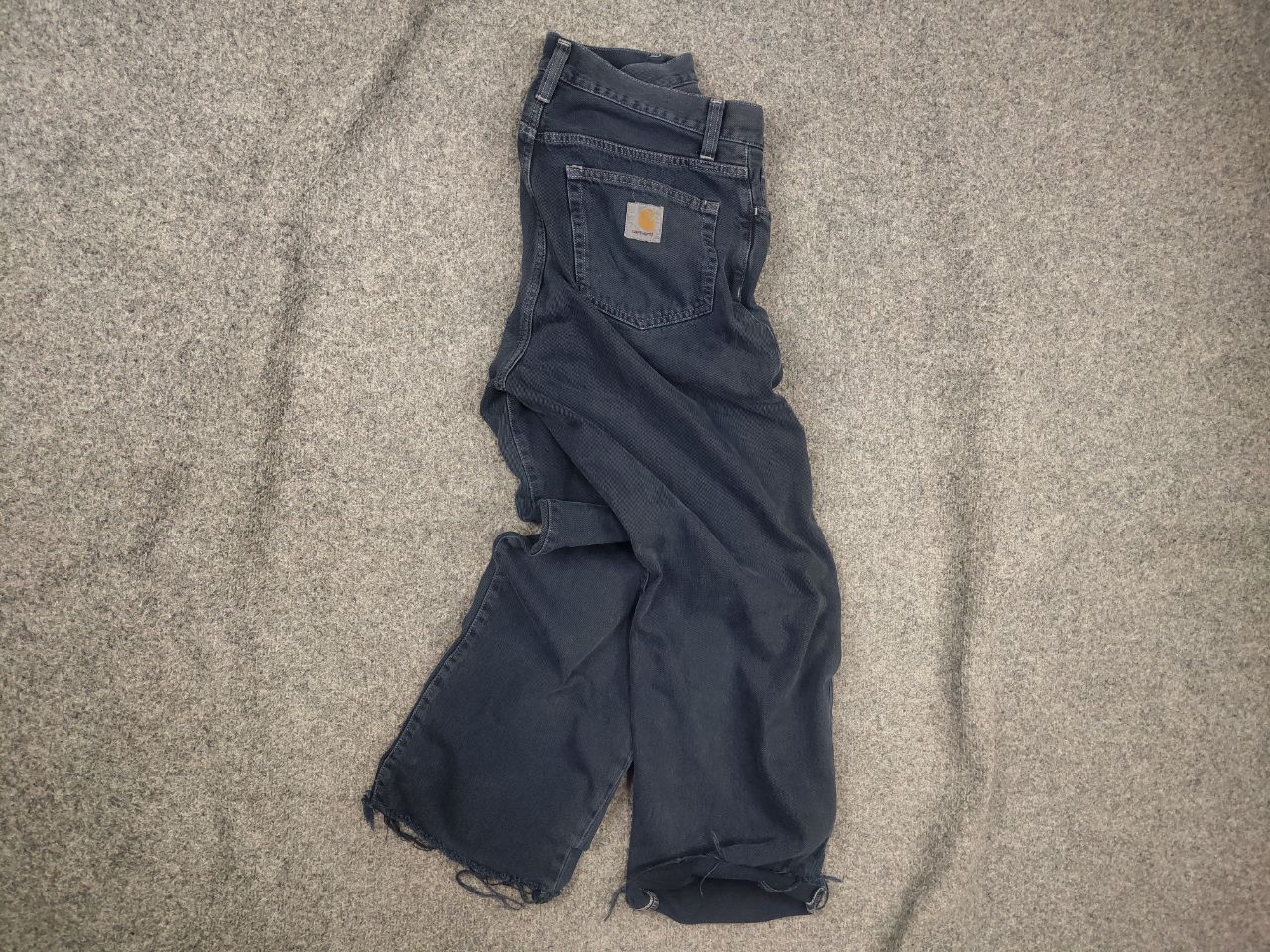Carhartt Vintage Carhartt Wip Denim Jeans boiled effect loose ripped Size US 32 / EU 48 - 1 Thumbnail