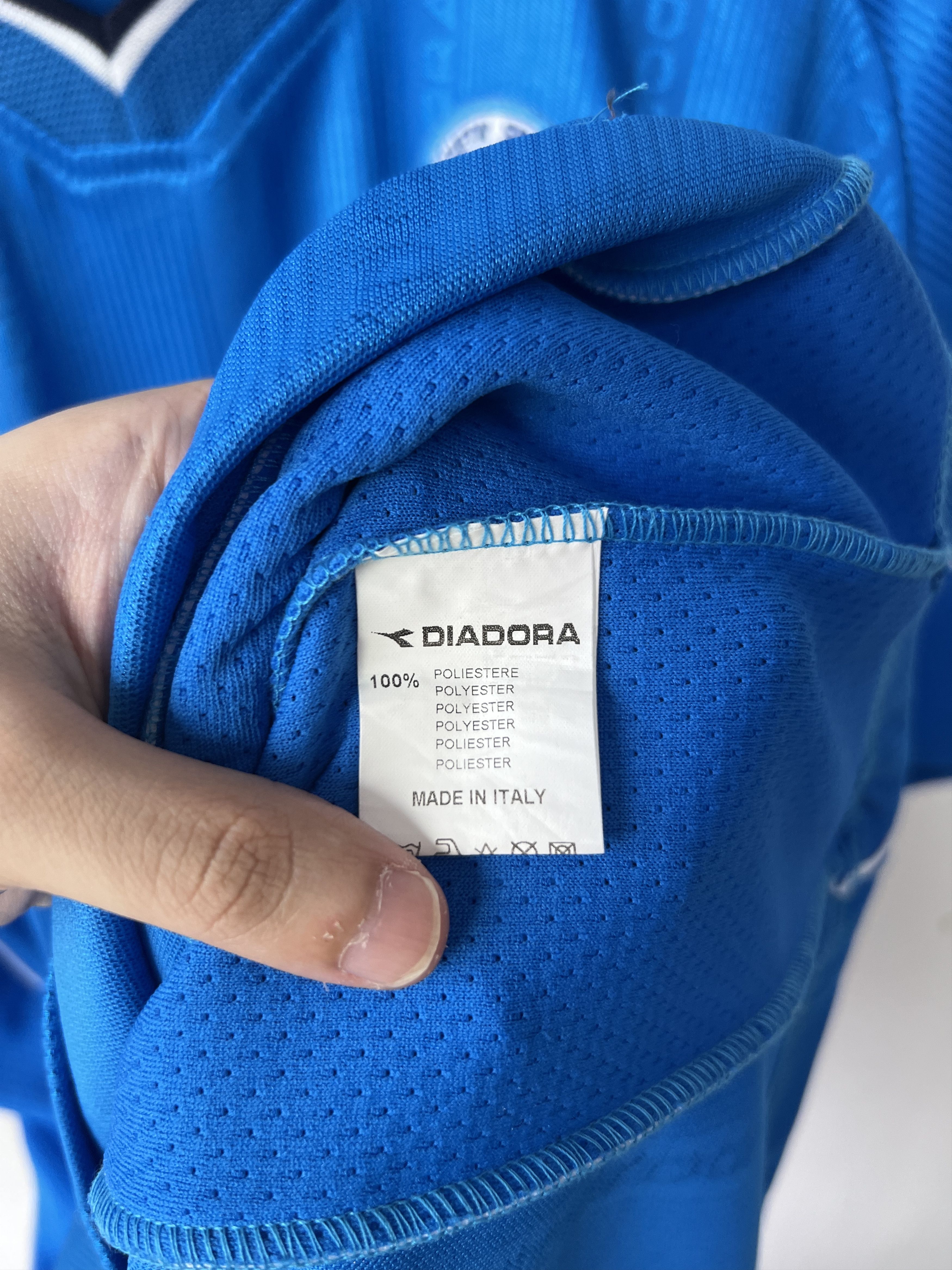 Diadora (XL) Napoli 2000-01 Home Kit (NEW) Size US XL / EU 56 / 4 - 6 Thumbnail