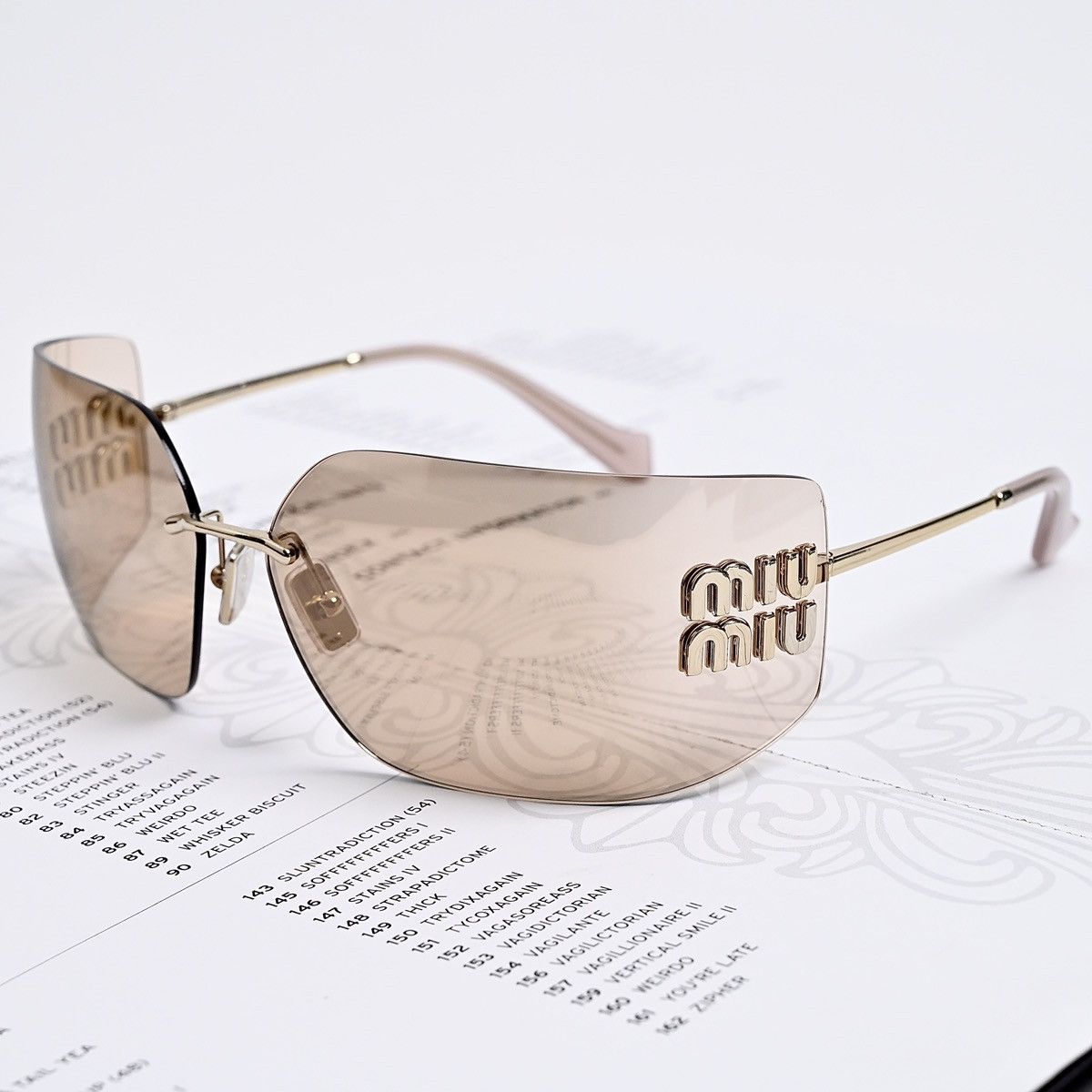 Miu Miu MIU MIU 0MU 54YS SUNGLASSES Size ONE SIZE - 2 Thumbnail
