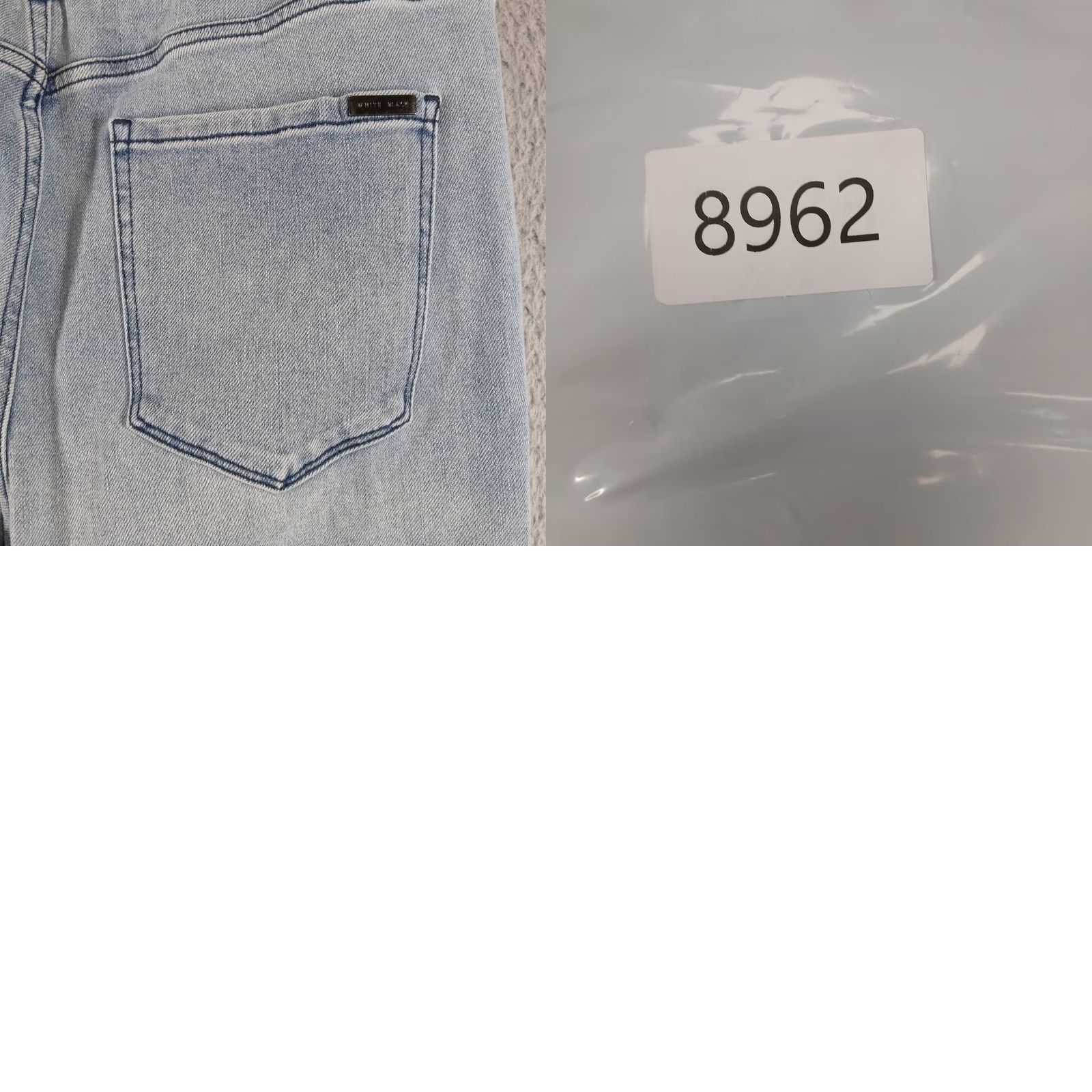 White House Black Market VINTAGE? No. White House Black Market The Straight High Rise Stretch Jeans 10 Blue EUC Size 24" / US 00 / IT 34 - 8 Thumbnail