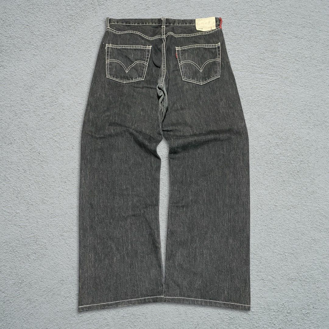 Junya Watanabe FW03 JUNYA WATANABE X LEVI’S ACID WASH BLACK BAGGY PANTS Size US 34 / EU 50 - 3 Thumbnail