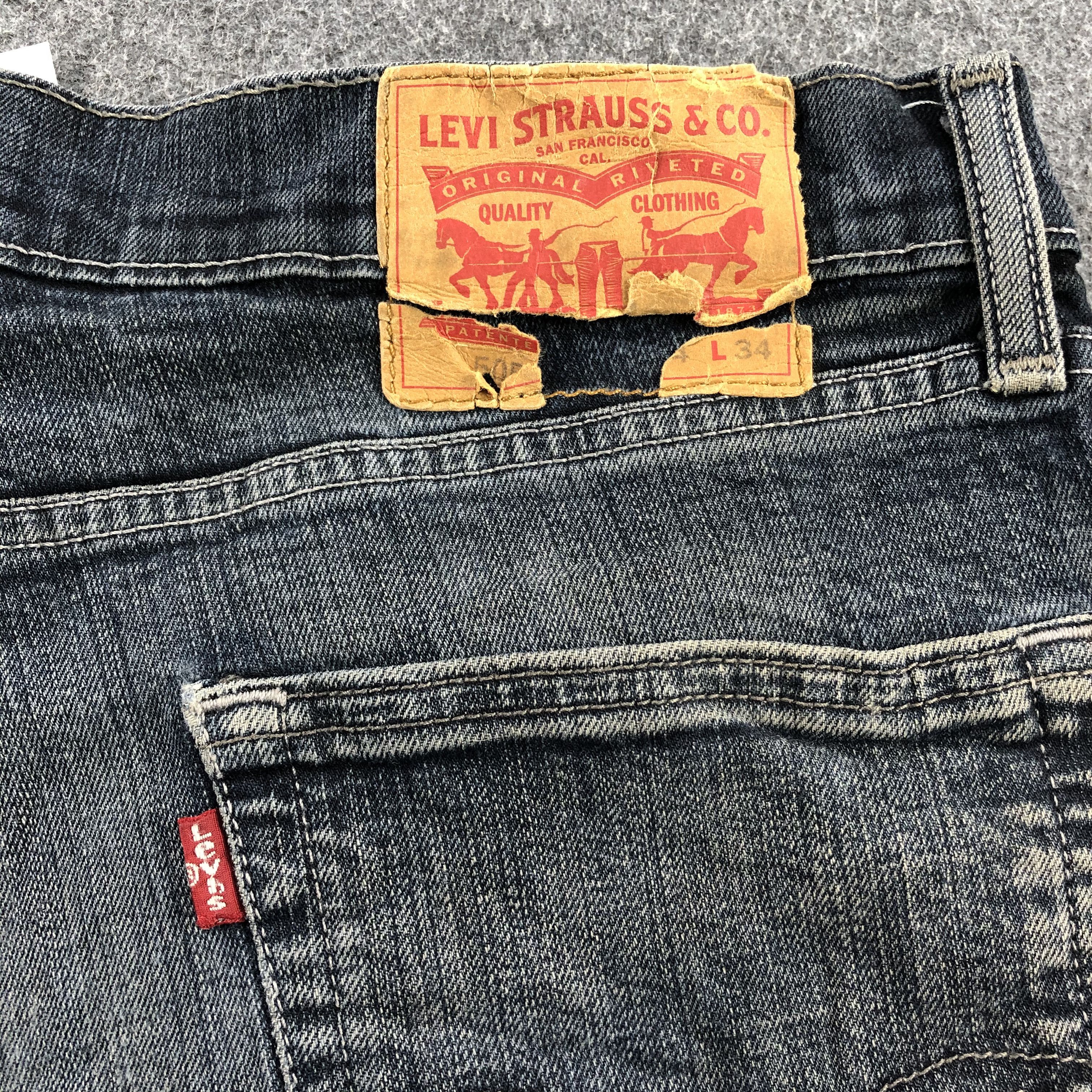 Levi's × Vintage Vintage Sunfaded Levis 505 Jeans-JM1011 Size US 35 - 5 Thumbnail