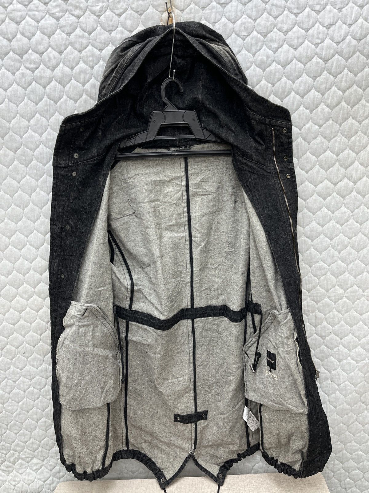 Le Grande Bleu (L.G.B.) 🔥🔥🔥ARCHIVE SEMANTIC DESING GHOST DENIM PARKA Size US M / EU 48-50 / 2 - 7 Thumbnail