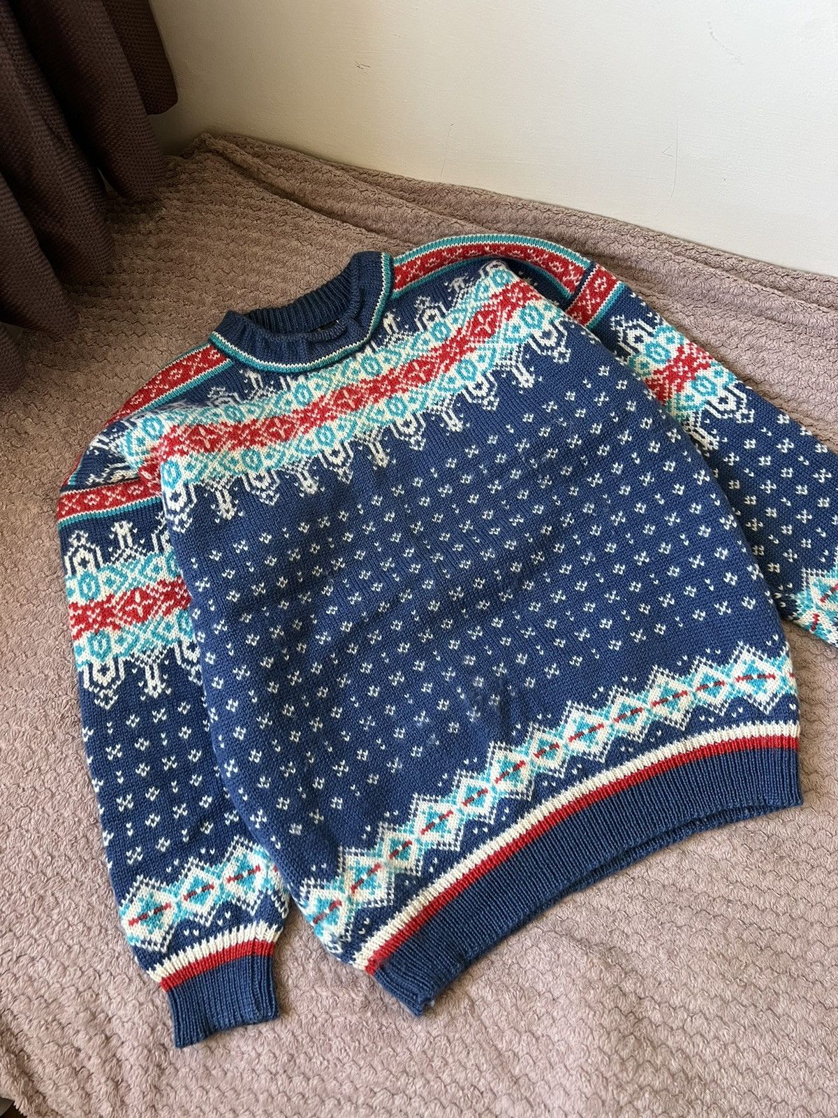 Dale Of Norway × Vintage Vintage 80s 90s Dale of Norway sweater Christmas wool Size US M / EU 48-50 / 2 - 3 Thumbnail