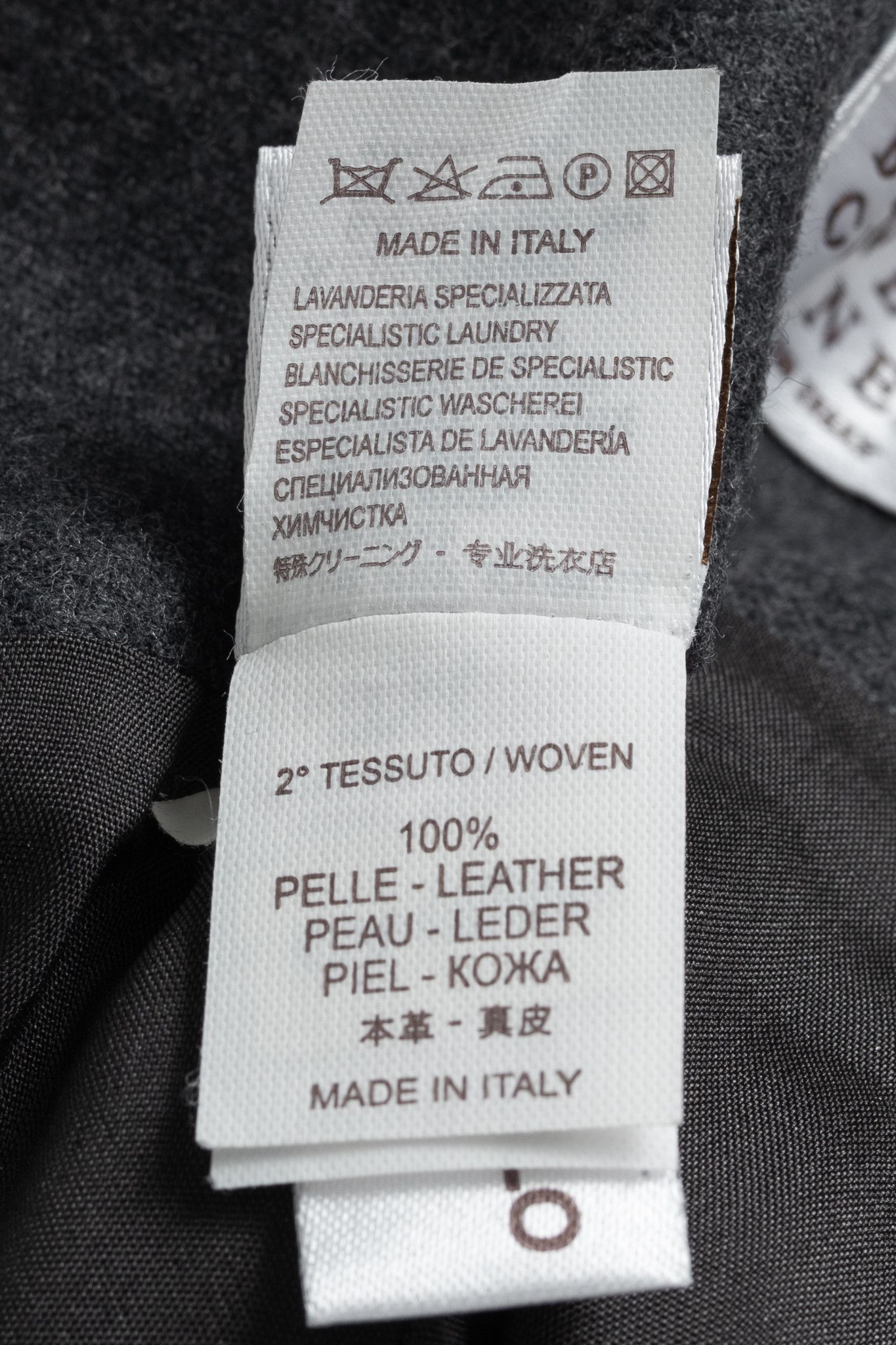 Brunello Cucinelli Brunello Cucinelli Grey Leather-Panel Pencil Skirt Size 27" / US 4 / IT 40 - 9 Thumbnail