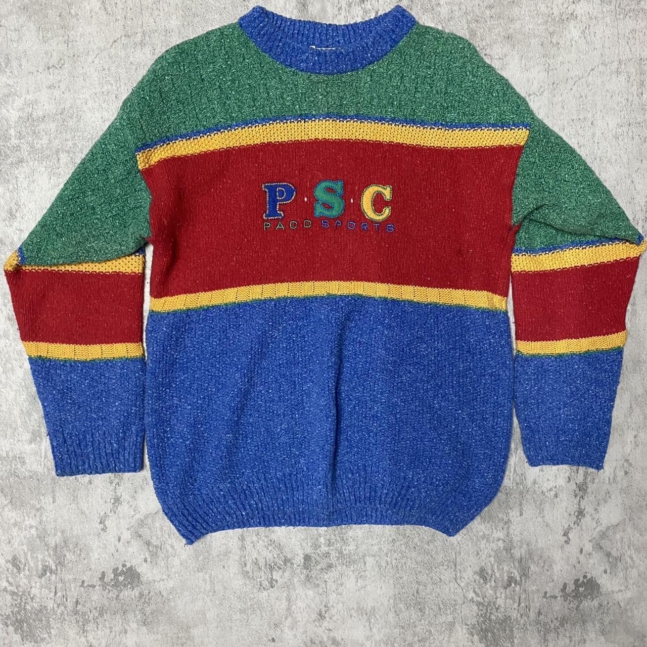 Other Vintage 90s PacSun multi-coloured knit sweater Size US M / EU 48-50 / 2 - 1 Thumbnail