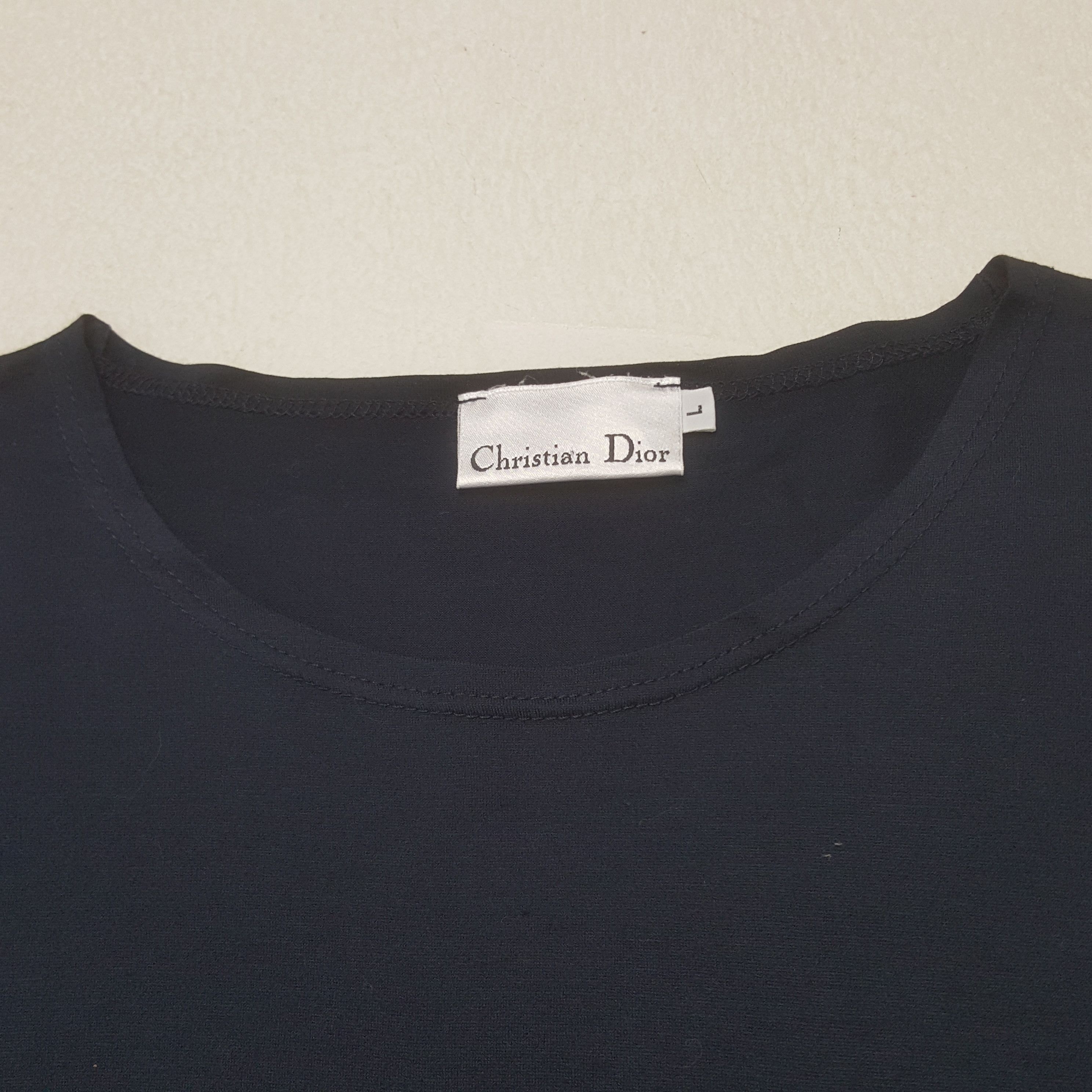 Christian Dior Monsieur × Designer × Vintage Vintage Christian Dior Luxury Brand Spellout Tshirt Size US M / EU 48-50 / 2 - 4 Thumbnail