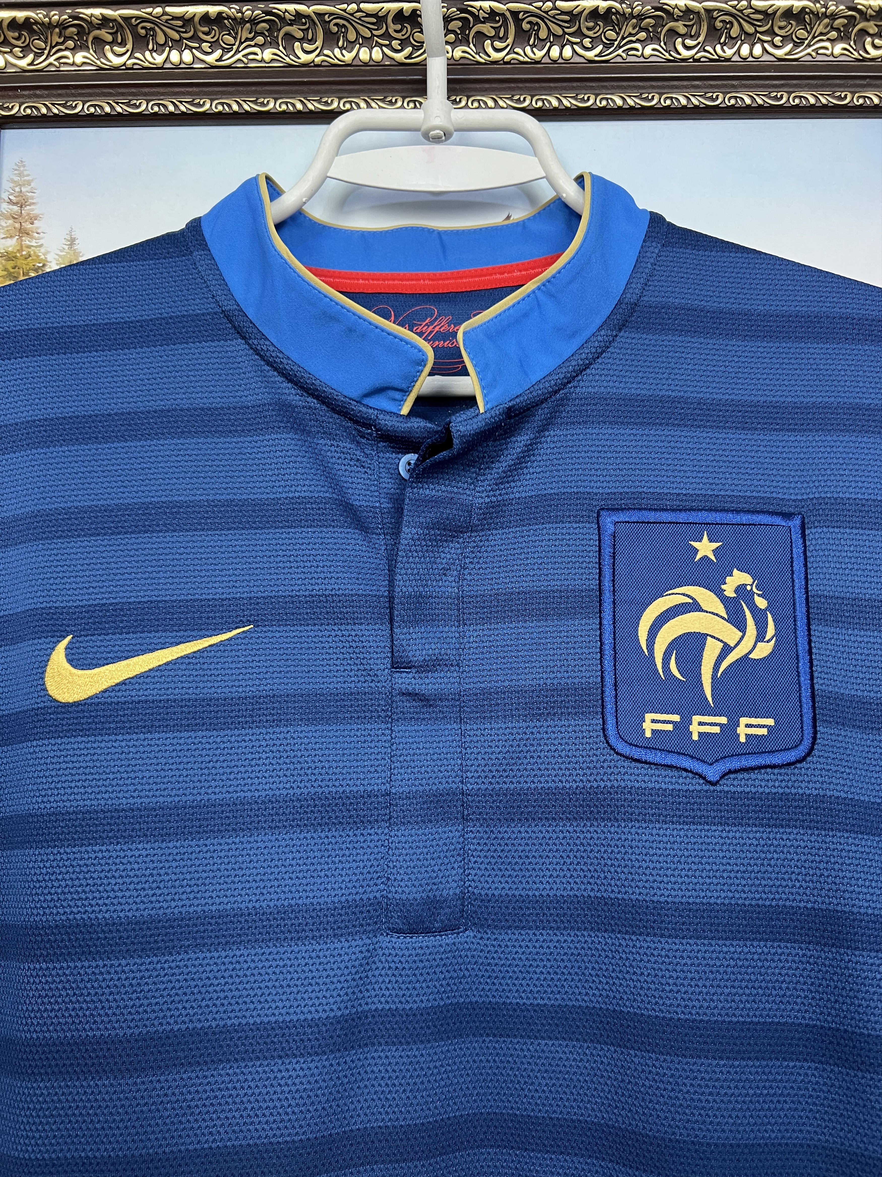 Nike France Home football shirt 2012 Soccer Nike Jersey Mens Size US L / EU 52-54 / 3 - 3 Thumbnail