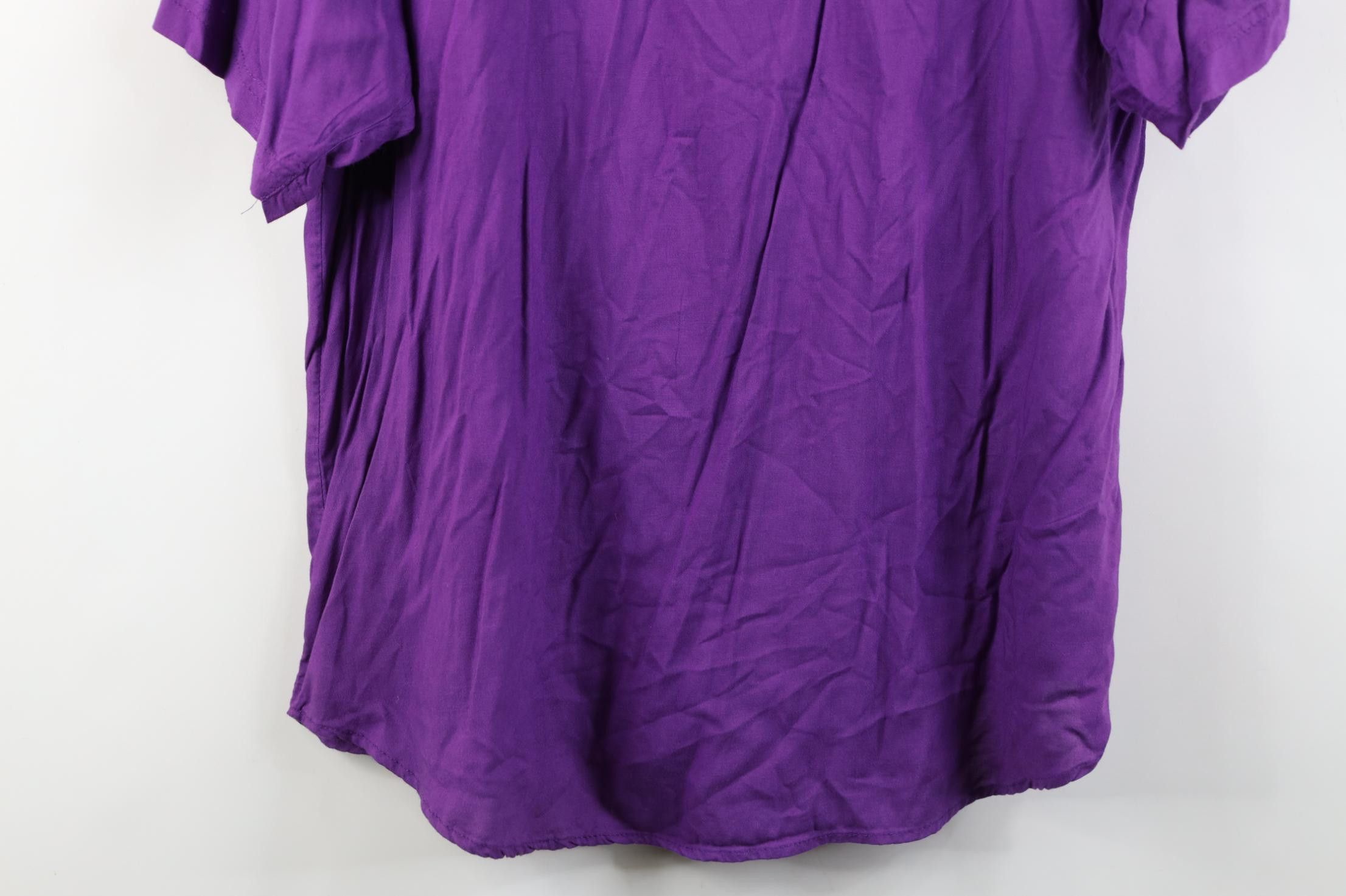 Vintage Vintage 90s Streetwear Short Sleeve Collared Button Shirt Size US L / EU 52-54 / 3 - 16 Thumbnail