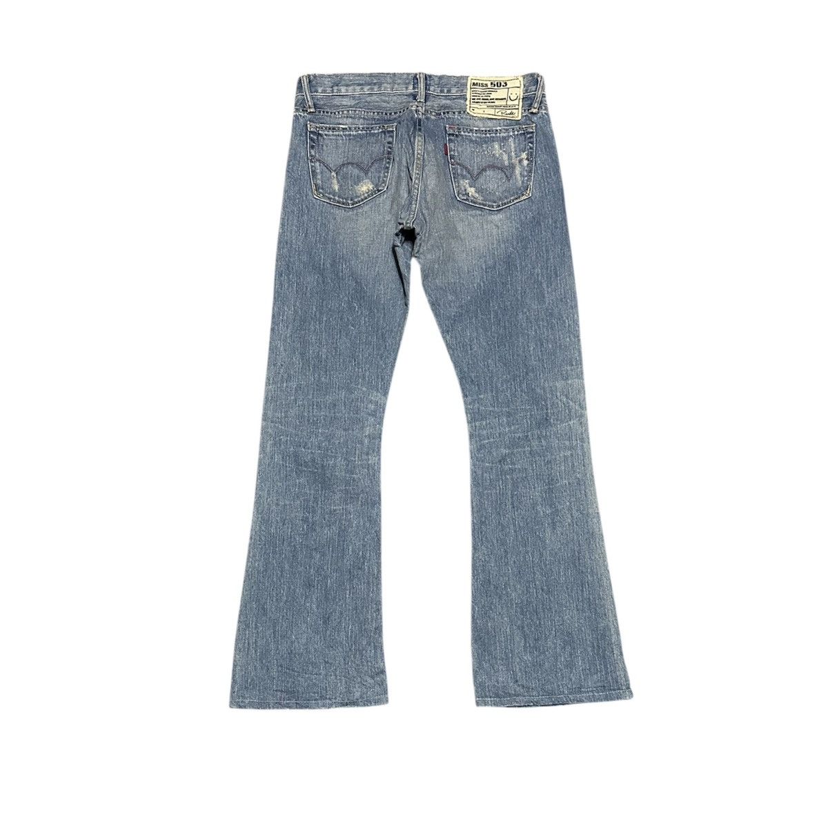 Edwin Vintage 90s Edwin 503 Rude Flare Bell Bottom Bootcut Jeans Size US 31 - 7 Thumbnail
