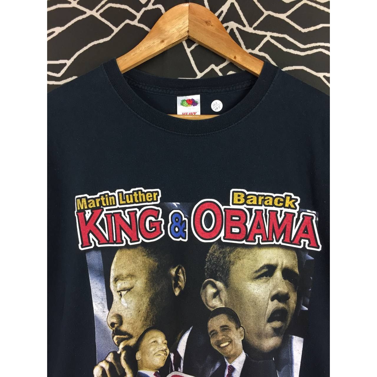 Fruit Of The Loom Vtg Y2K Dreams Do Come True Martin Luther King & Obama Tee Size US XL / EU 56 / 4 - 3 Thumbnail