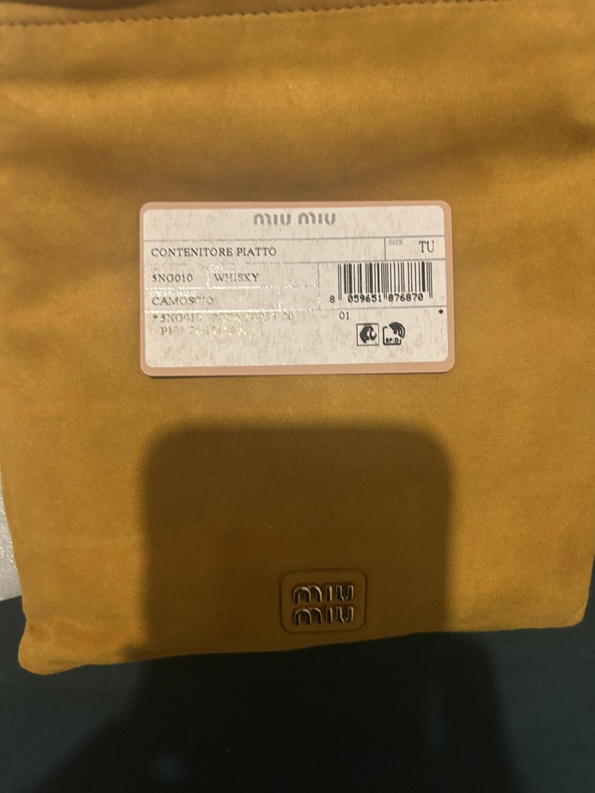 Miu Miu Miu miu Suede Pouch Size ONE SIZE - 5 Thumbnail