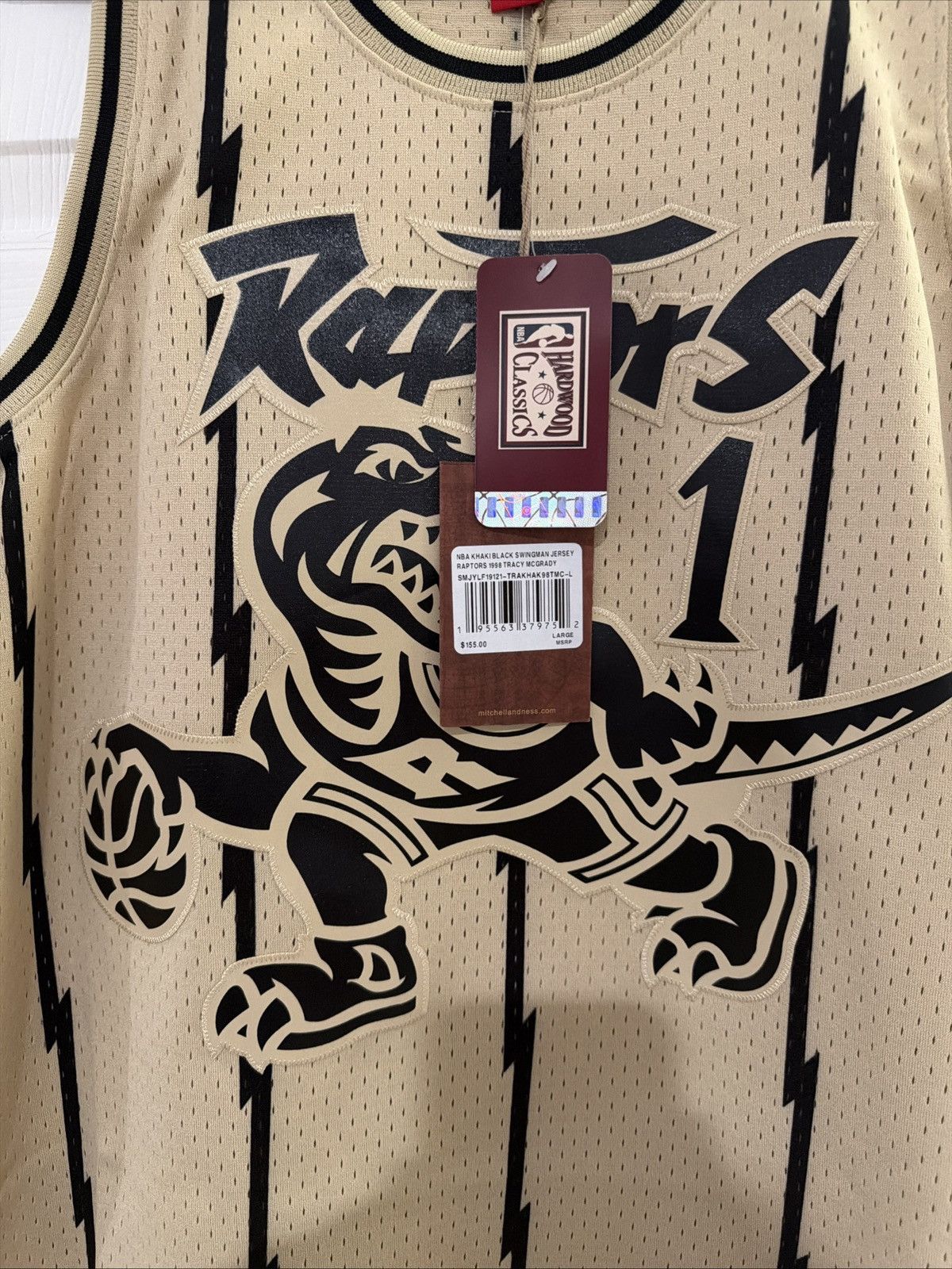 Mitchell & Ness Mitchell & Ness Khaki/Black Jersey Raptors 1998 T-Mac Men L Size US L / EU 52-54 / 3 - 2 Thumbnail