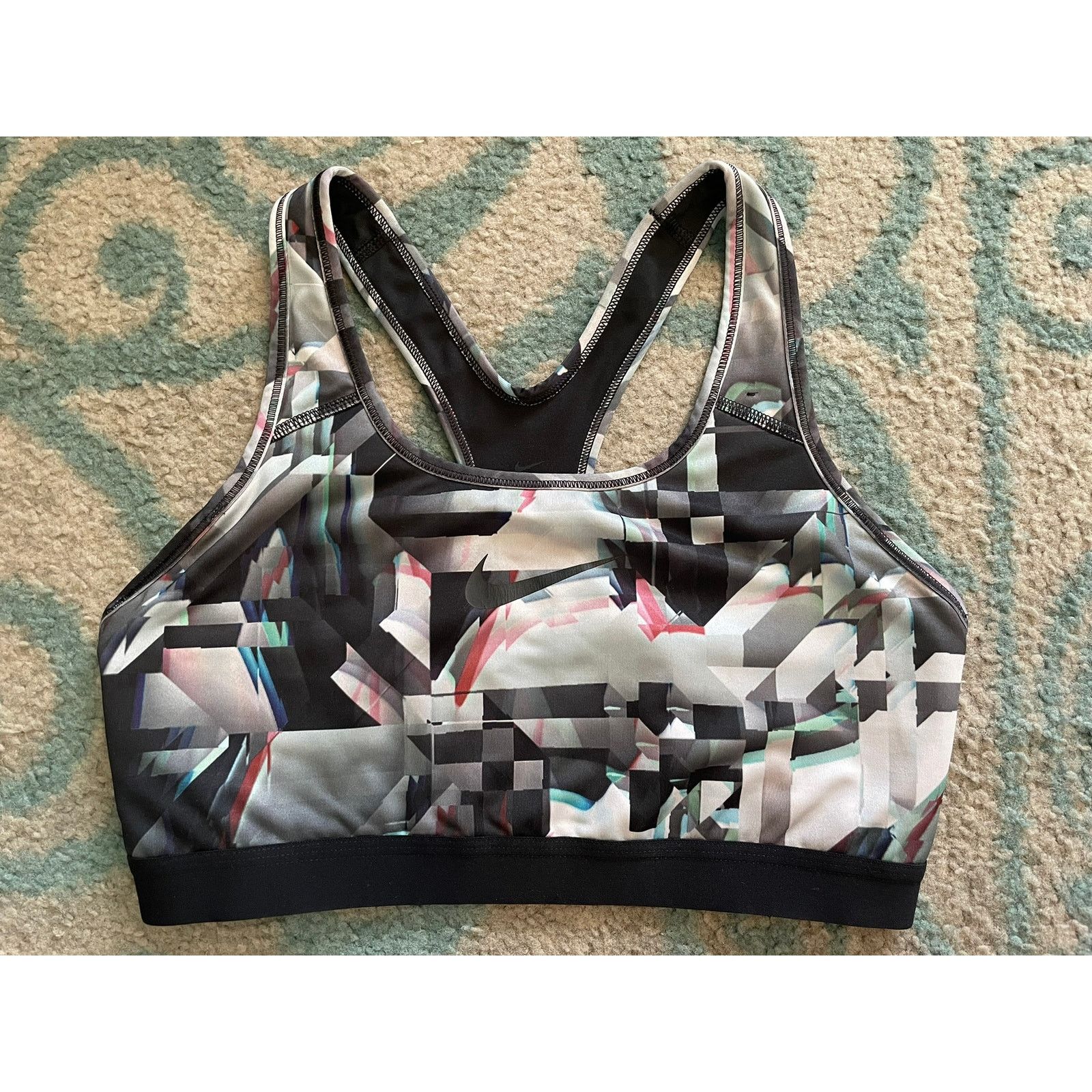Nike Nike Pro Dri-Fit Color Block Sports Bra Women's L Size L / US 10 / IT 46 - 1 Thumbnail
