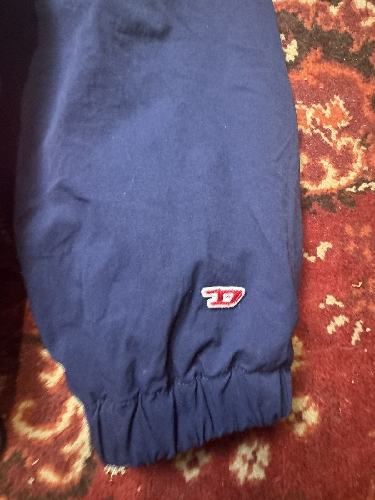 Diesel × Japanese Brand Diesel Y2K Navy Red Light Baggy Avant Garde Jacket Size US XL / EU 56 / 4 - 3 Thumbnail
