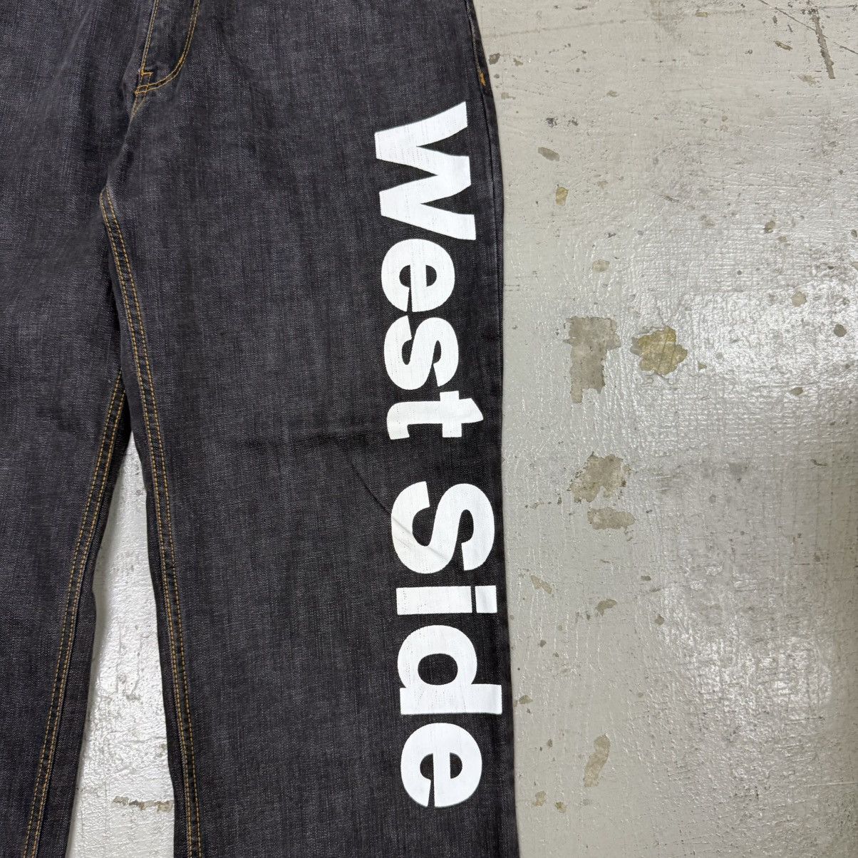 La Gear Vintage West Side Seagull Ripoff Travis Scott Flacko Denim Size US 36 / EU 52 - 3 Thumbnail